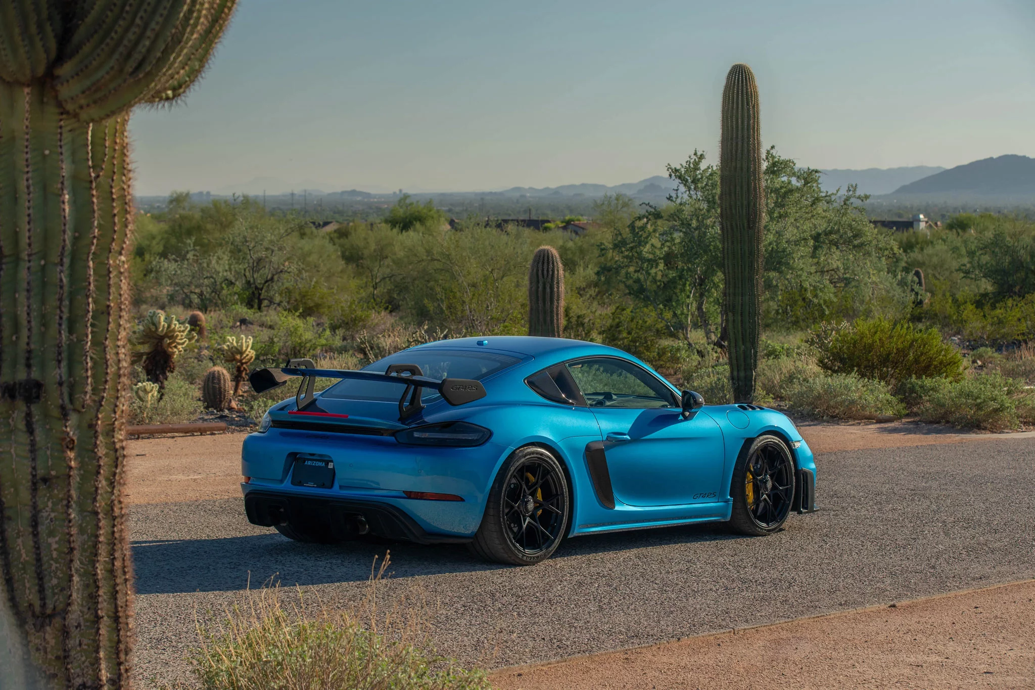 South Sea Blue Porsche 718 Cayman GT4 RS