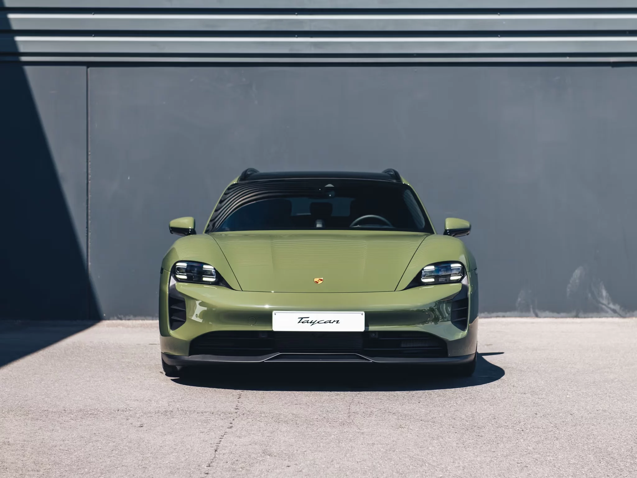 Nato Olive Porsche Taycan