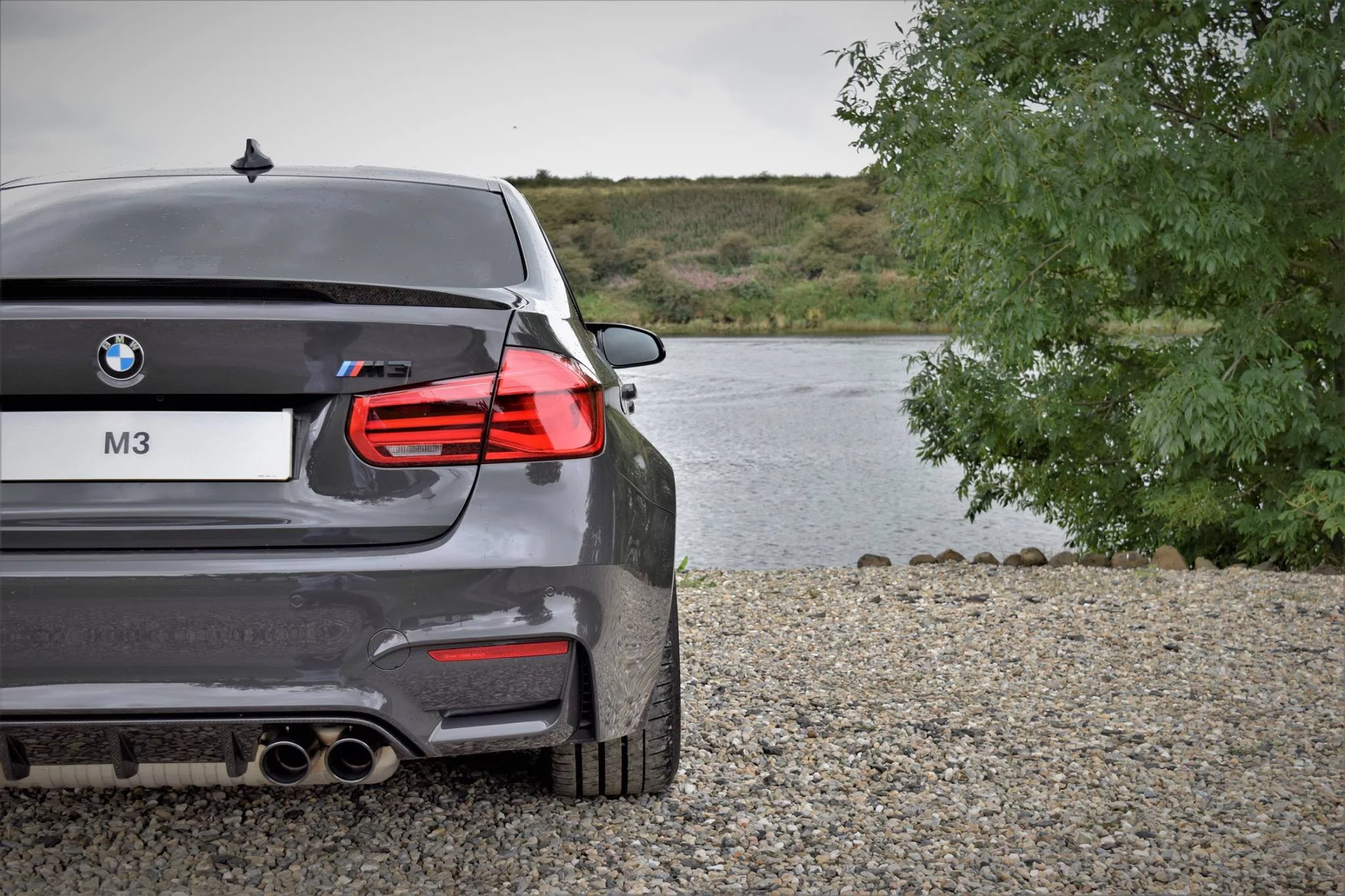 Grey Black BMW M3