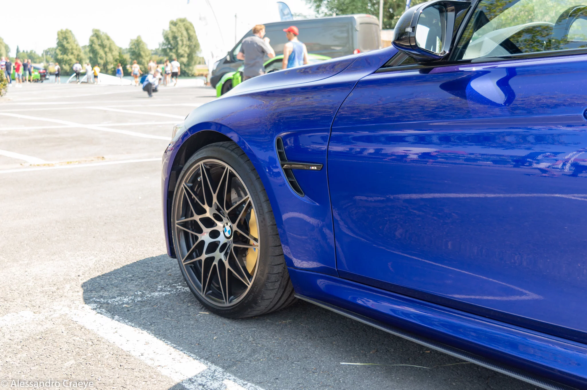 San Marino Blue BMW M3