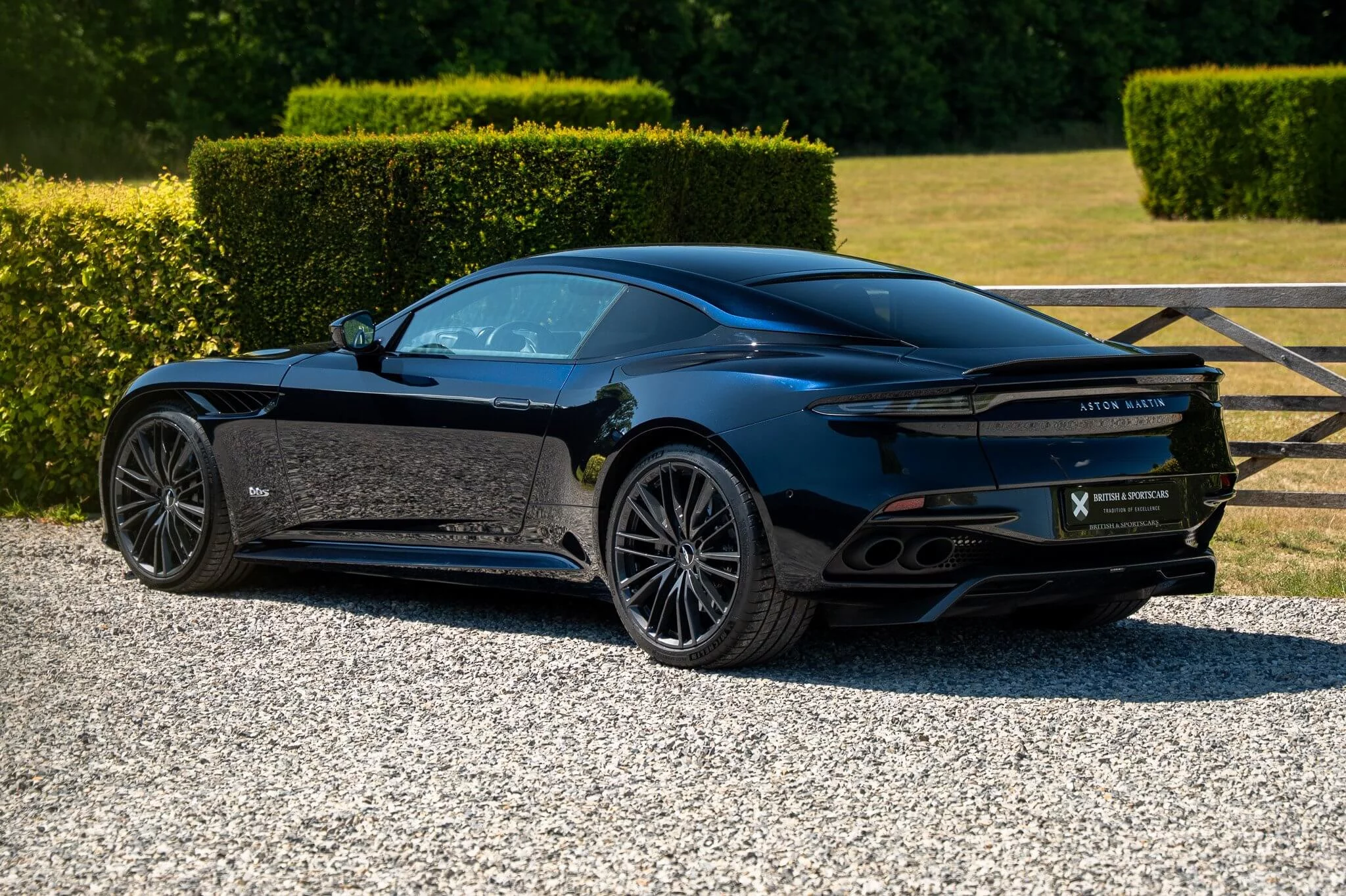 Ultramarine Black Aston Martin DBS