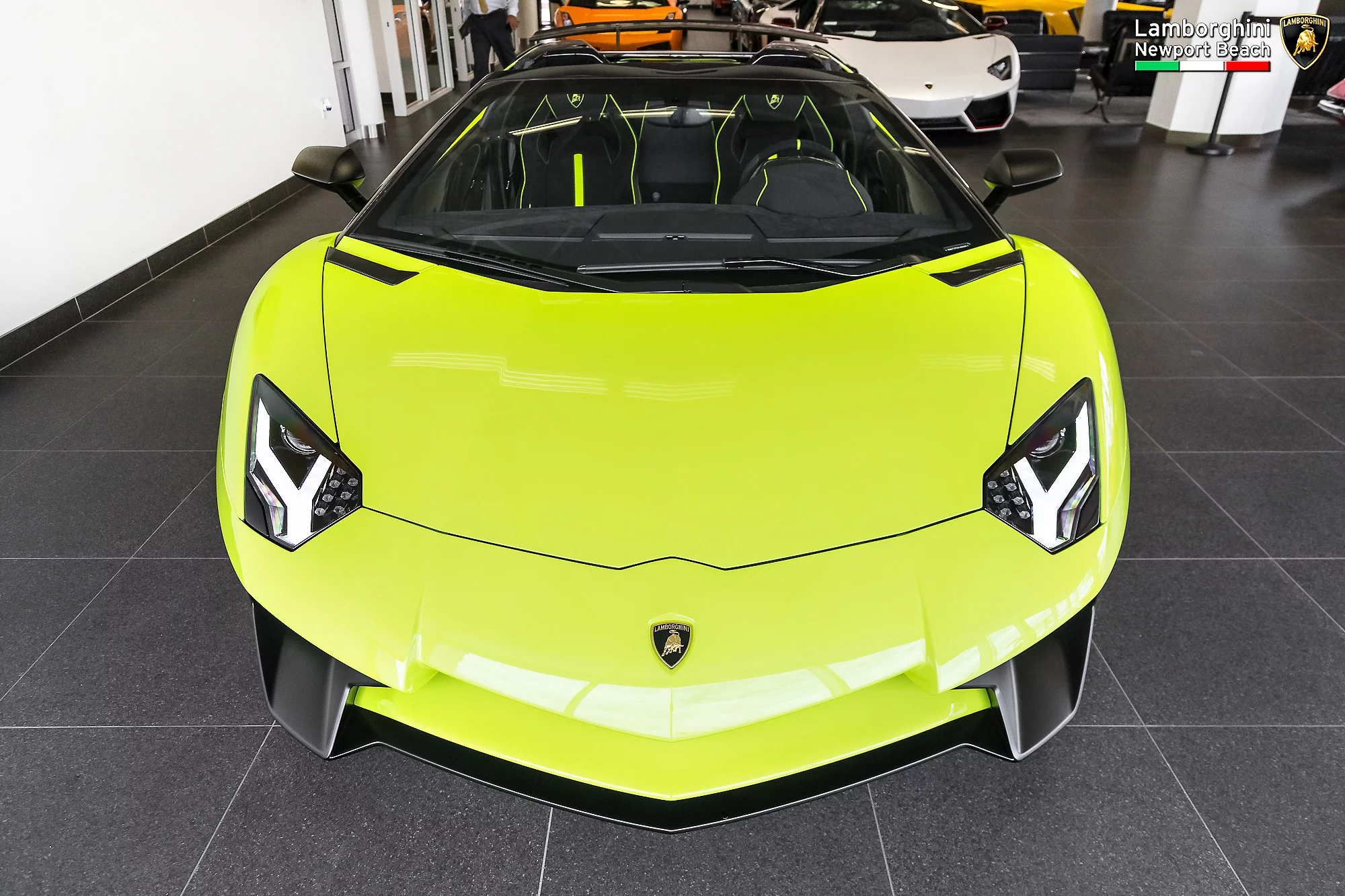 Verde Scandal Lamborghini Aventador
