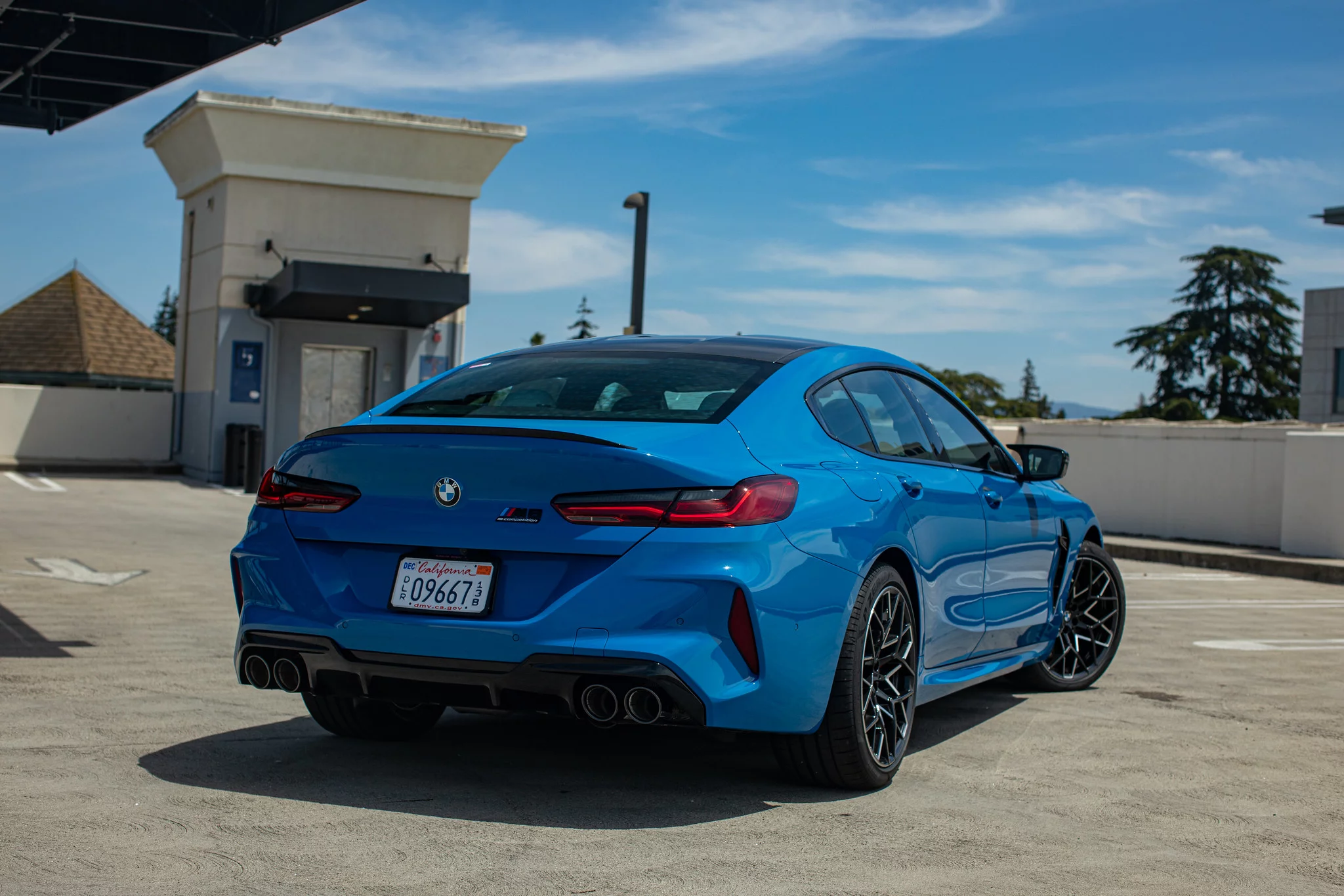 Pure Blue BMW M8