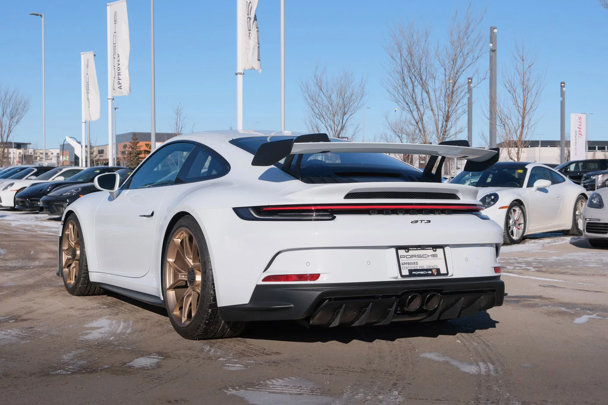Carrara White Metallic Porsche 911 GT3