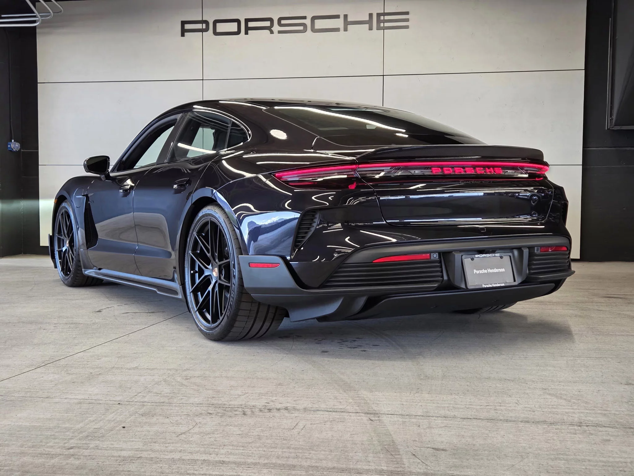 Basalt Black Porsche Taycan