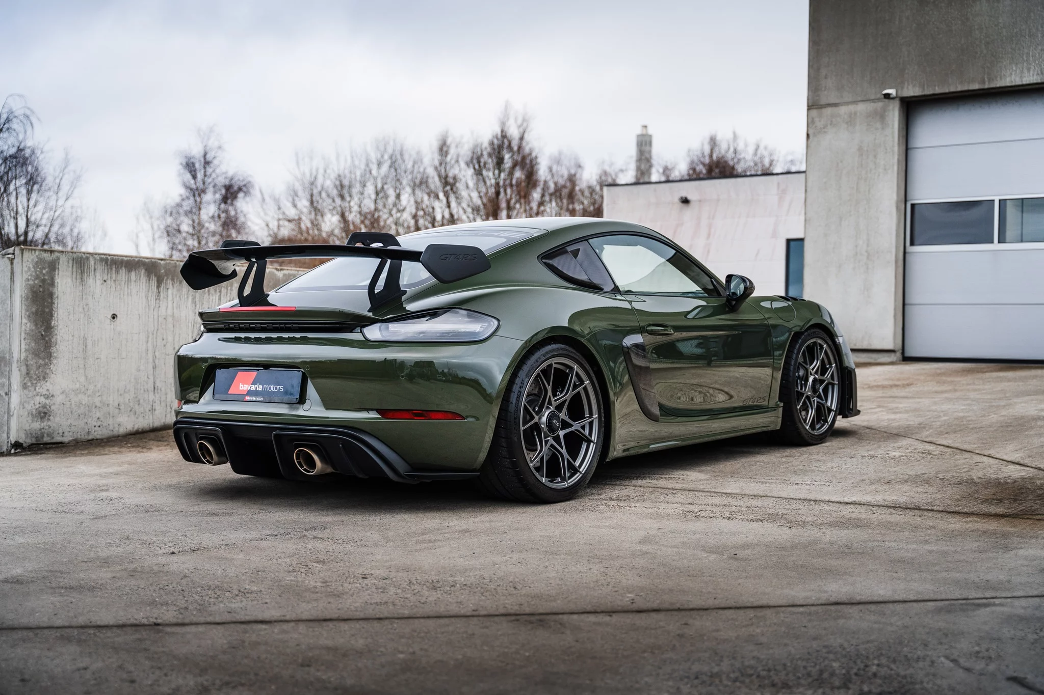 Black Olive Porsche 718 Cayman GT4 RS