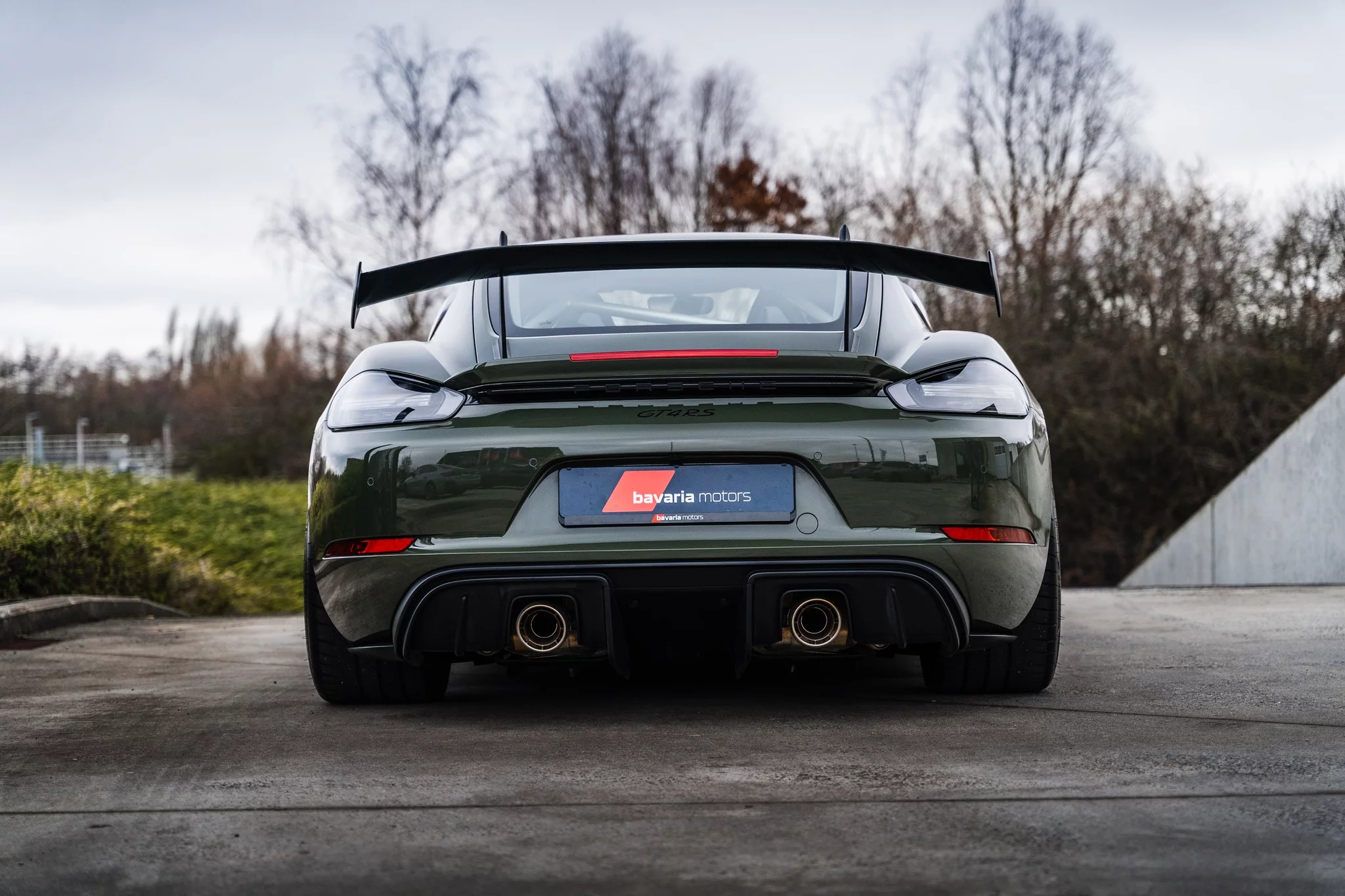 Black Olive Porsche 718 Cayman GT4 RS
