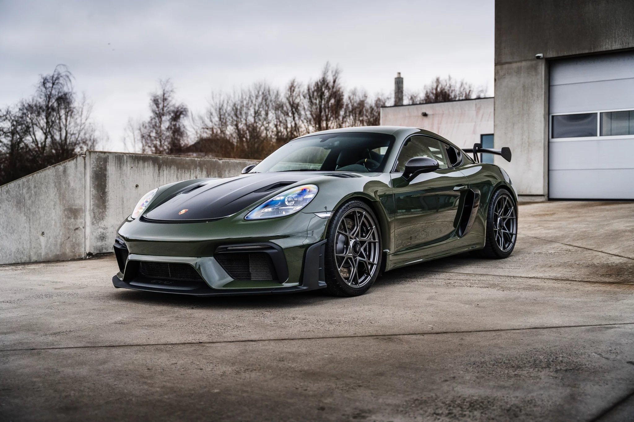 Black Olive Porsche 718 Cayman GT4 RS