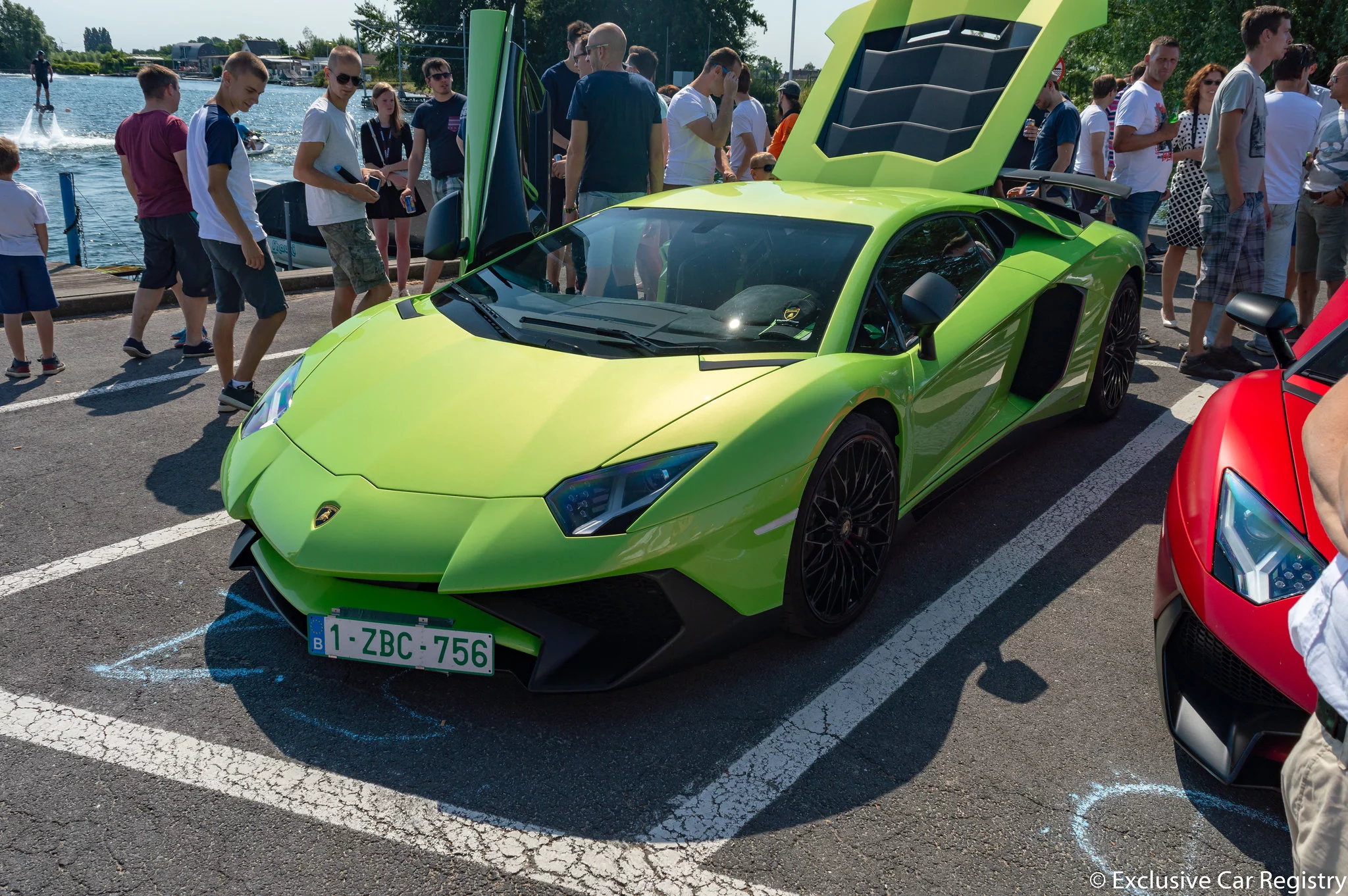 Verde Ithaca Lamborghini Aventador