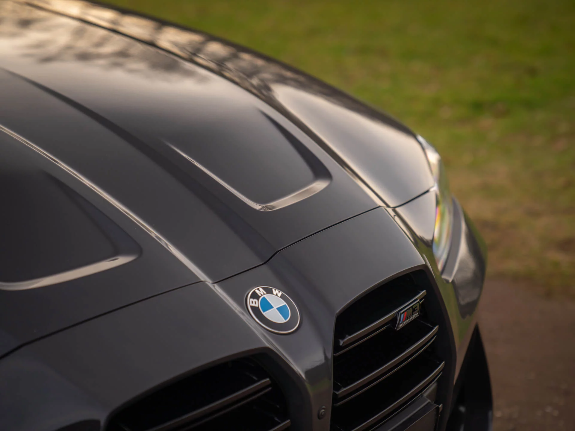 Grey Black BMW M3