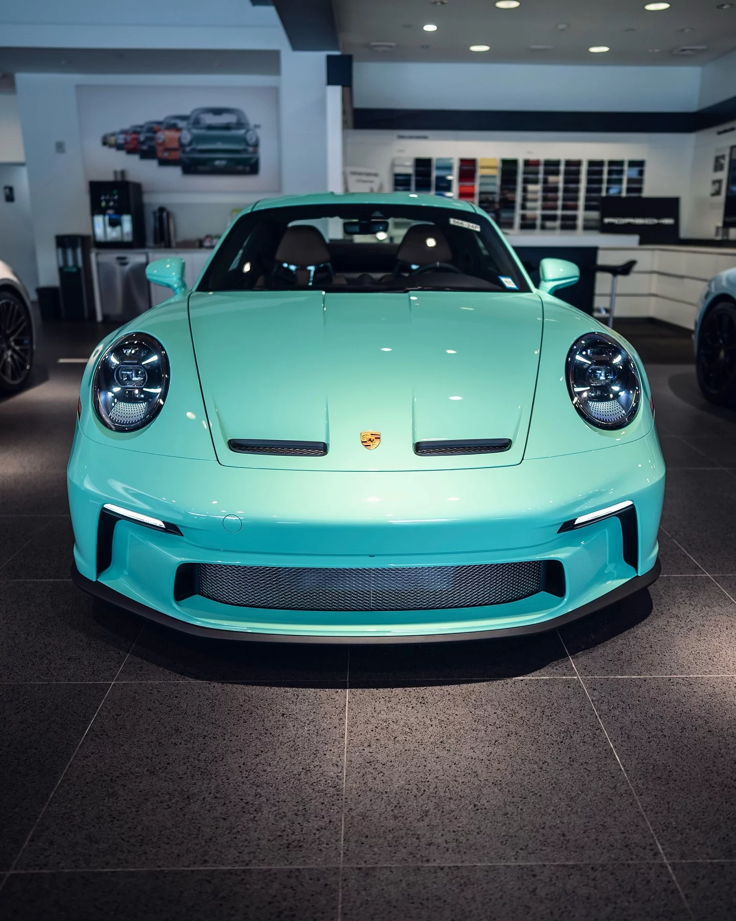 Mint Green Porsche 911 S/T