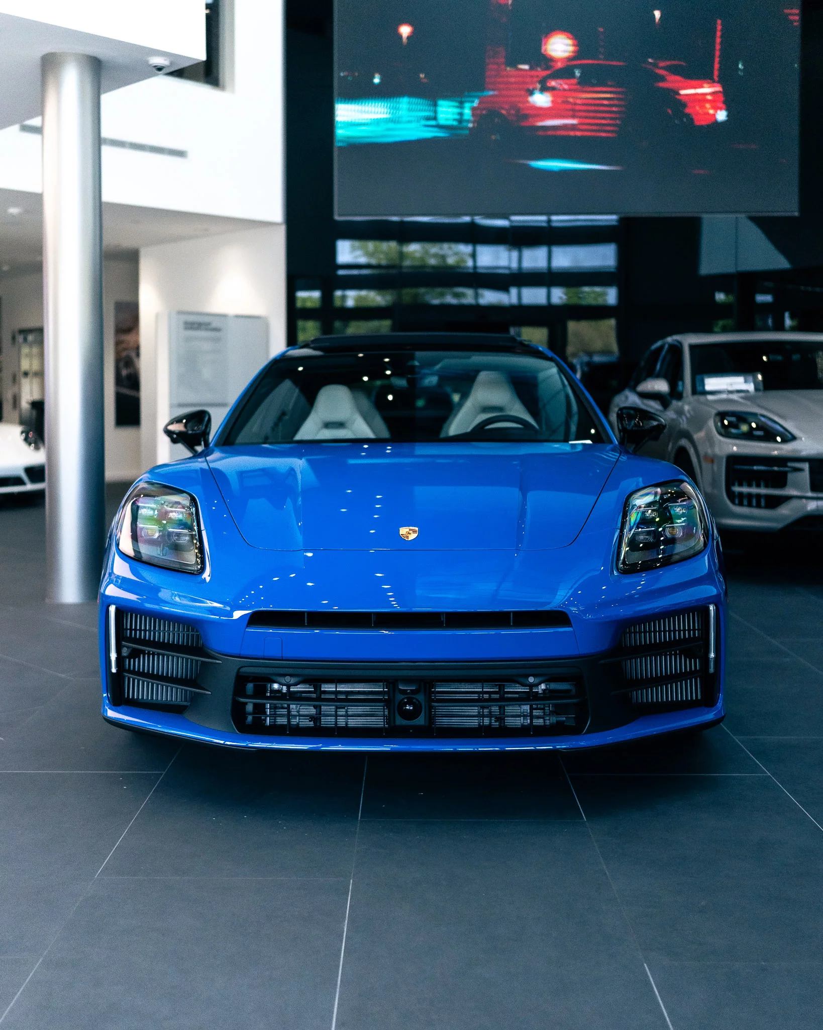 Lugano Blue Porsche Panamera