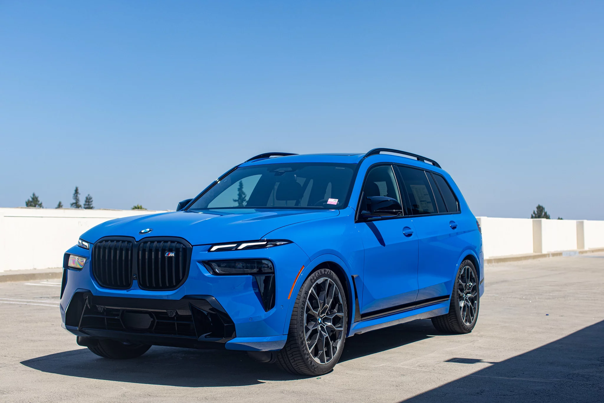 Santorini Blue BMW X7