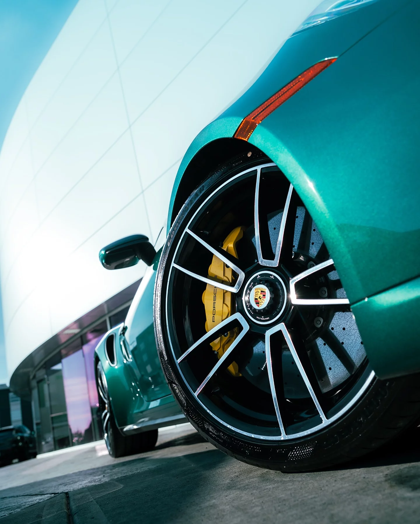 Porsche Racing Green Metallic Porsche 911 Turbo