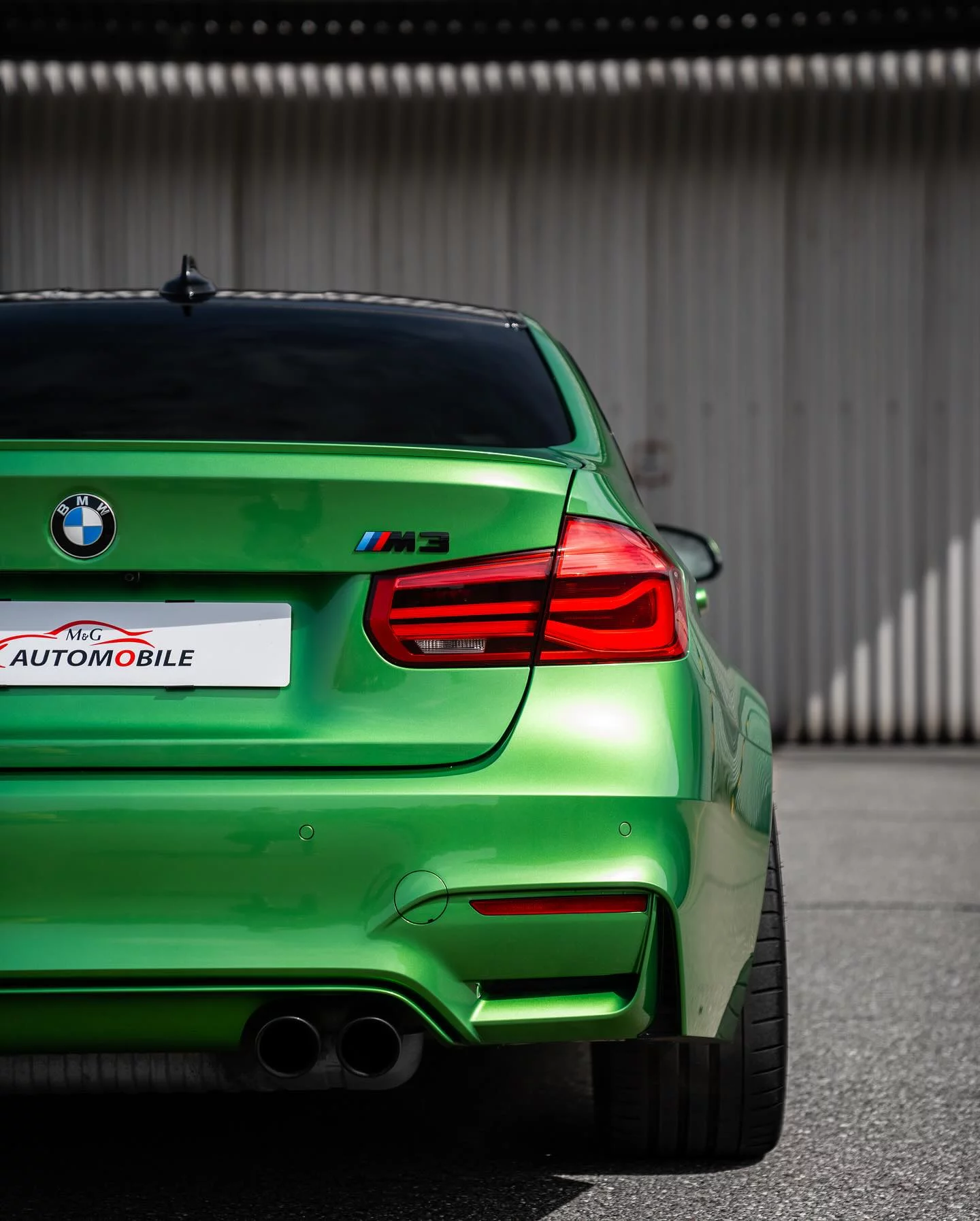 Rally Green BMW M3
