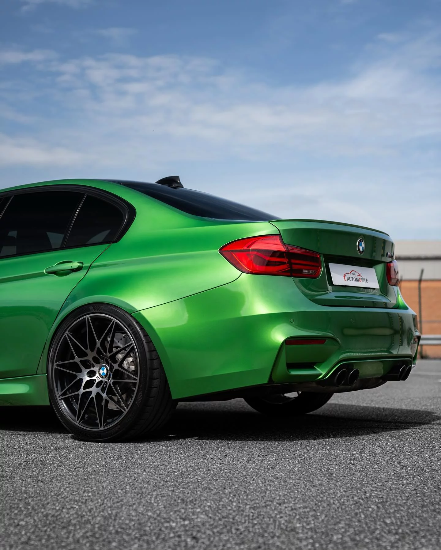Rally Green BMW M3