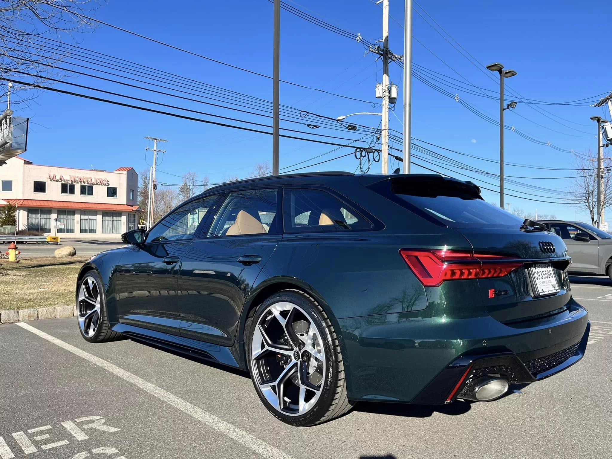 Deep Green Audi RS6 Avant