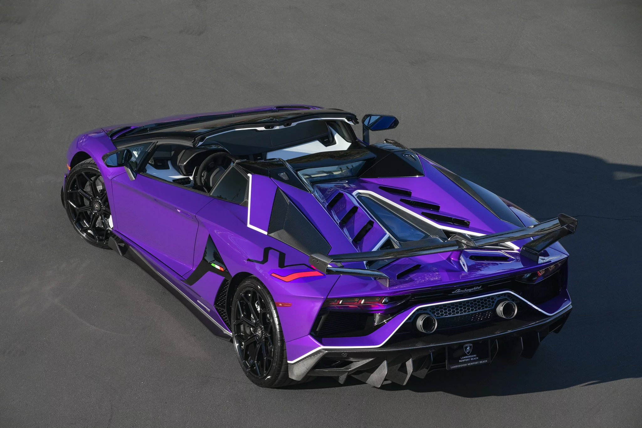 Viola Pasifae Lamborghini Aventador