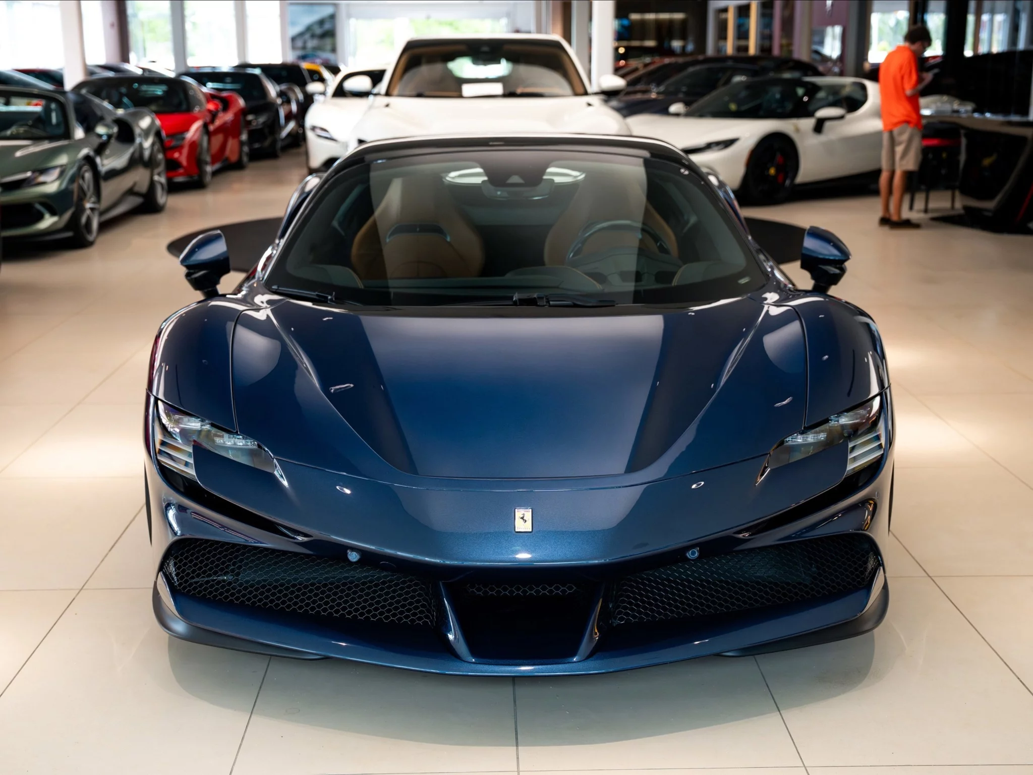 Blu Swaters Ferrari SF90