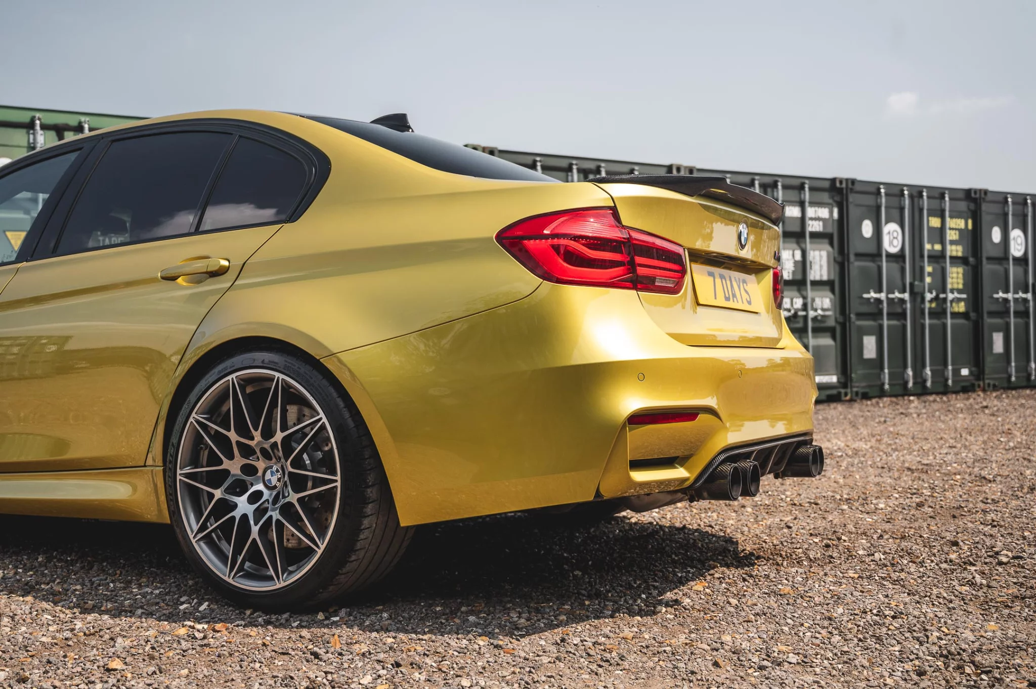 Austin Yellow BMW M3