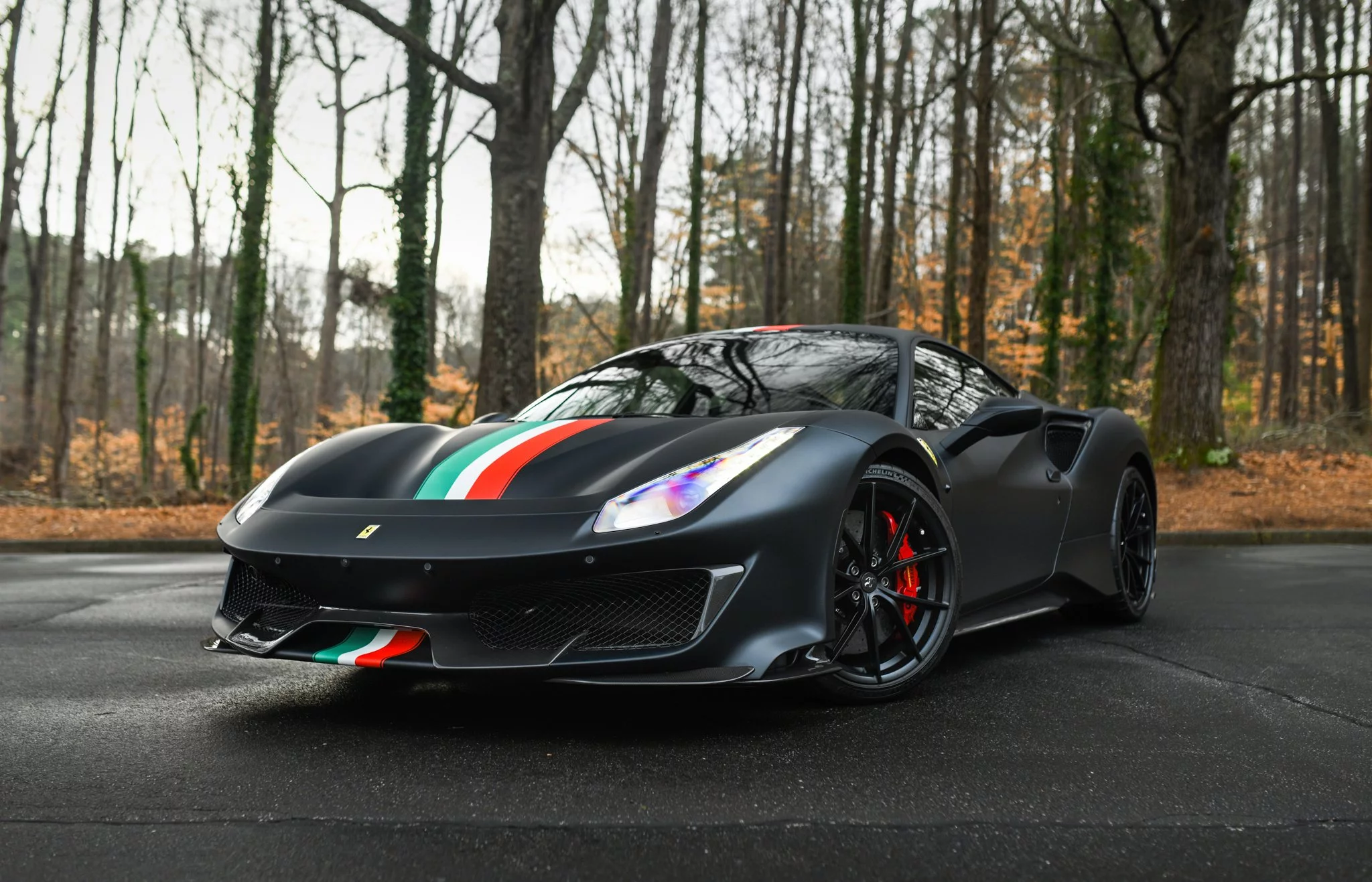Nero DS Opaco Ferrari 488