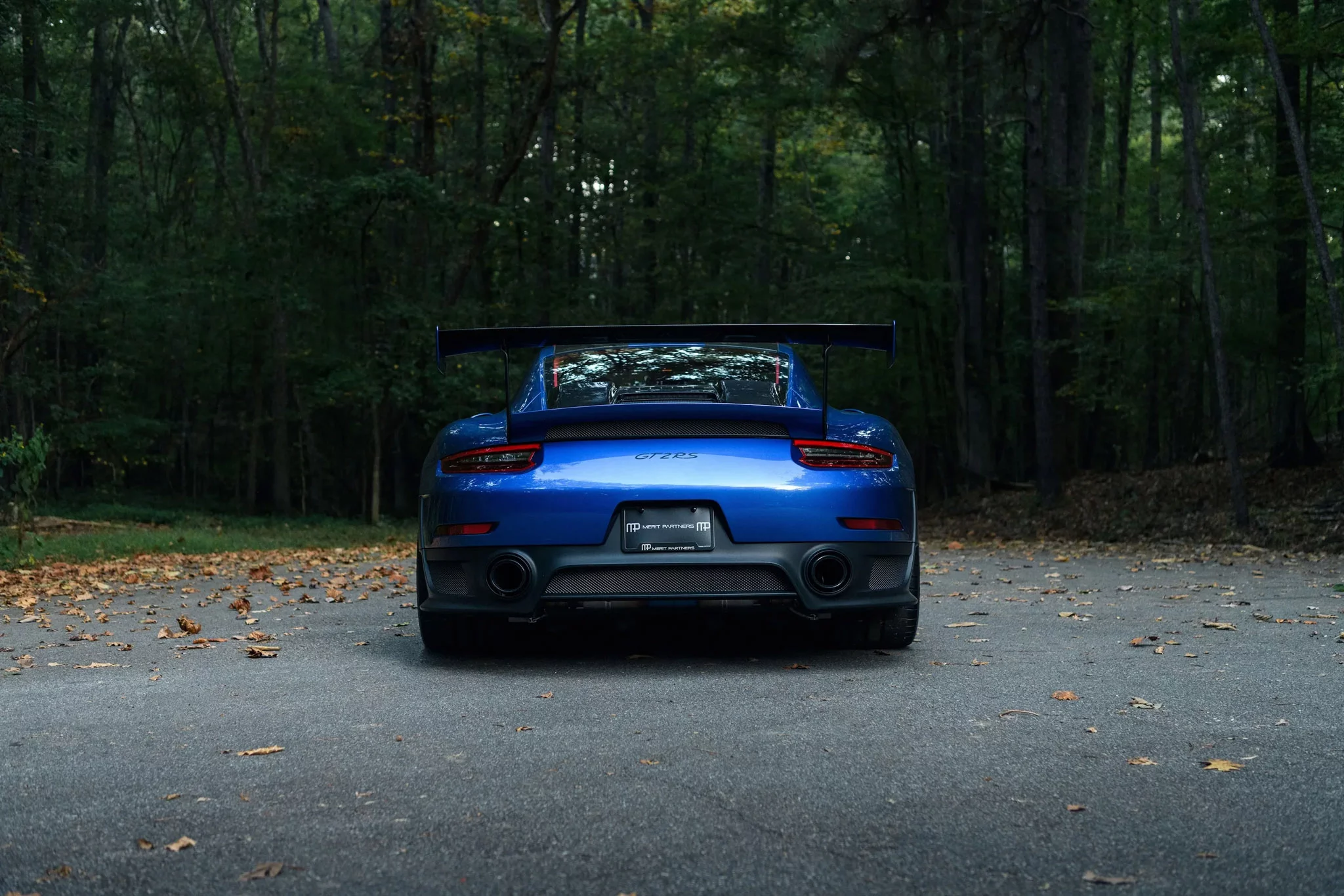 Cobalt Blue Metallic Porsche 911 GT2 RS
