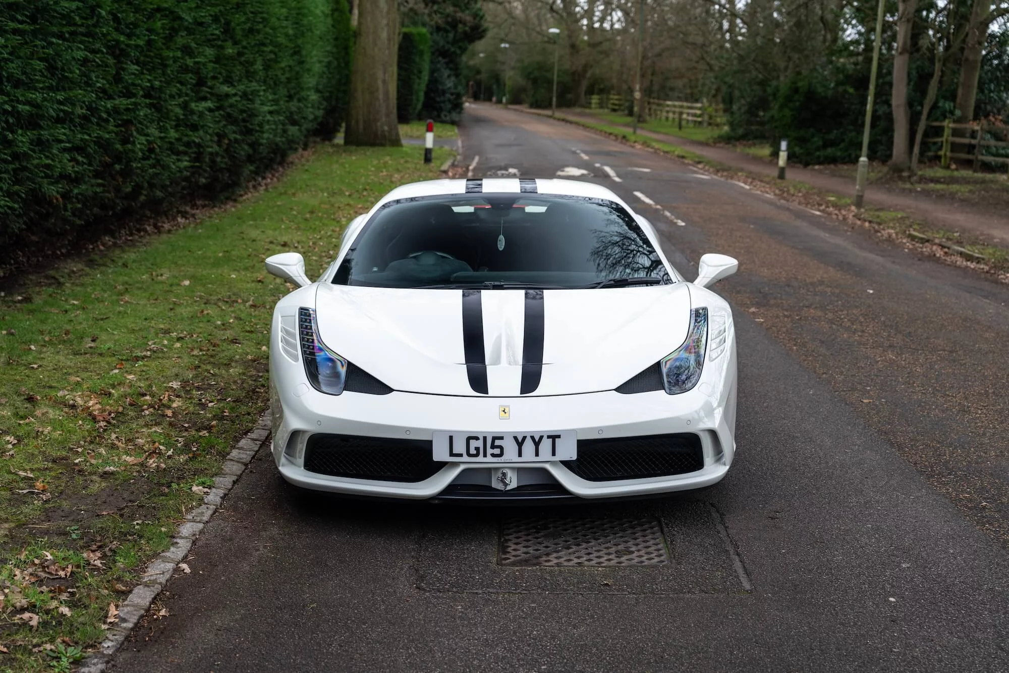 Bianco Avus Ferrari 458
