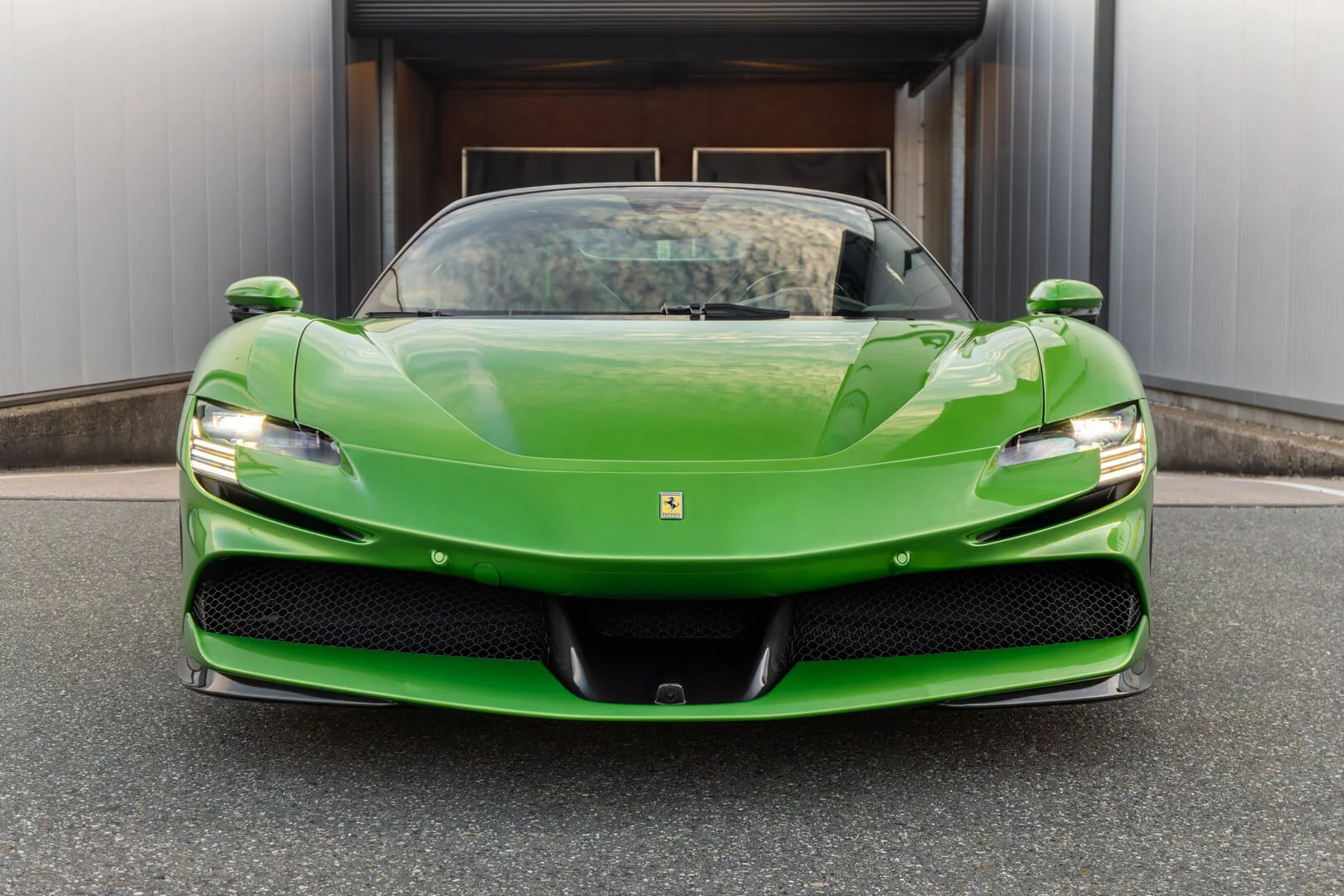 Verde Hy Kers Lucido Ferrari SF90