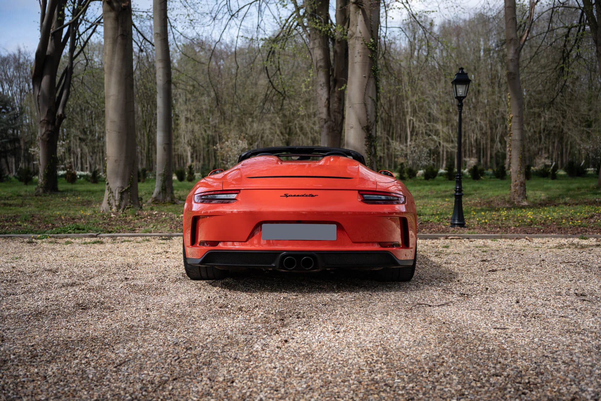 Lava Orange Porsche 911 Speedster