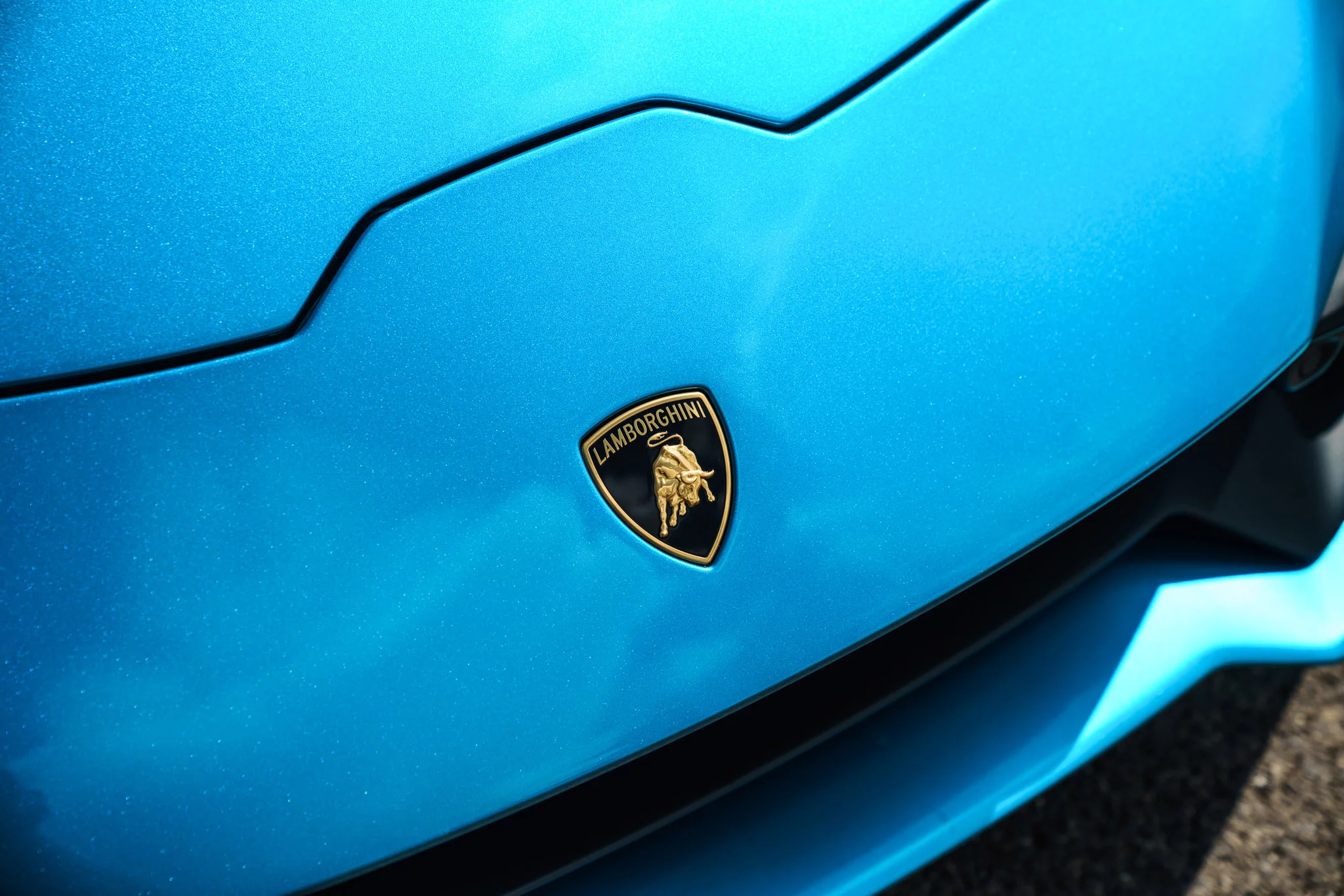 Blu Uranus Lamborghini Huracán