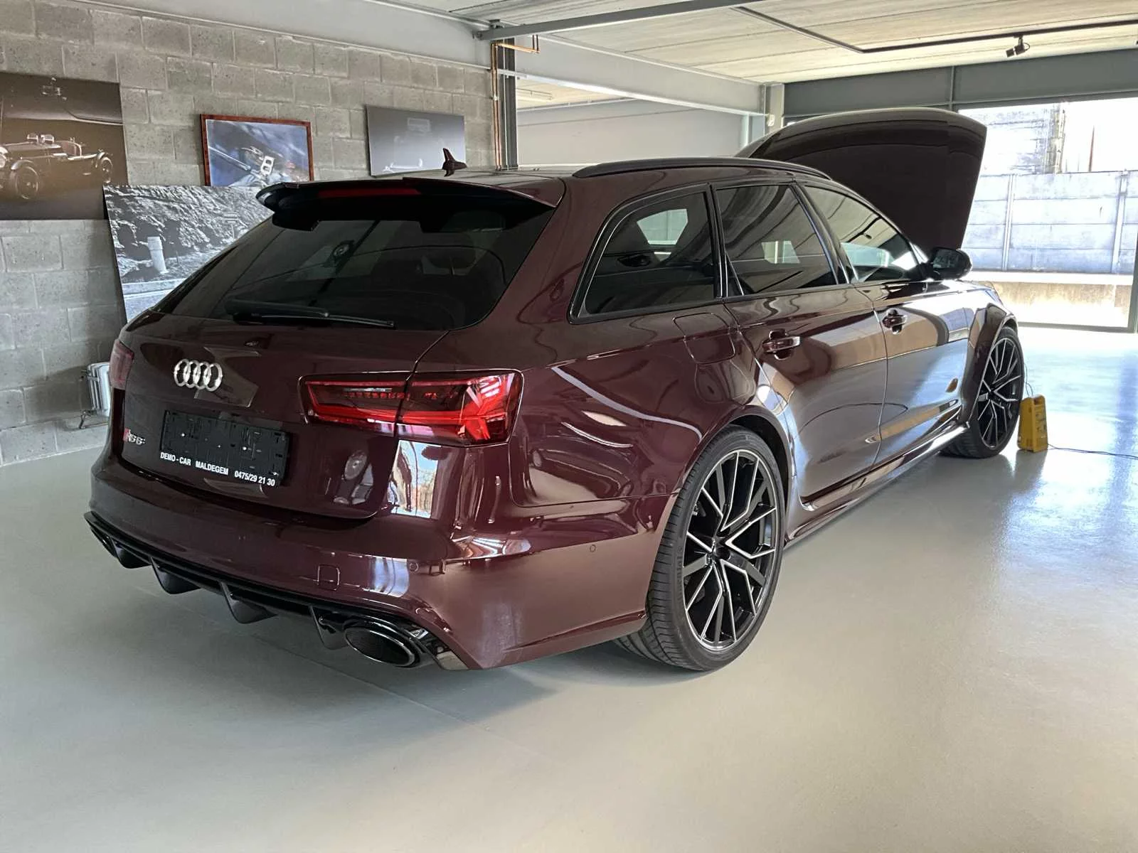 Classic Red Audi RS6 Avant