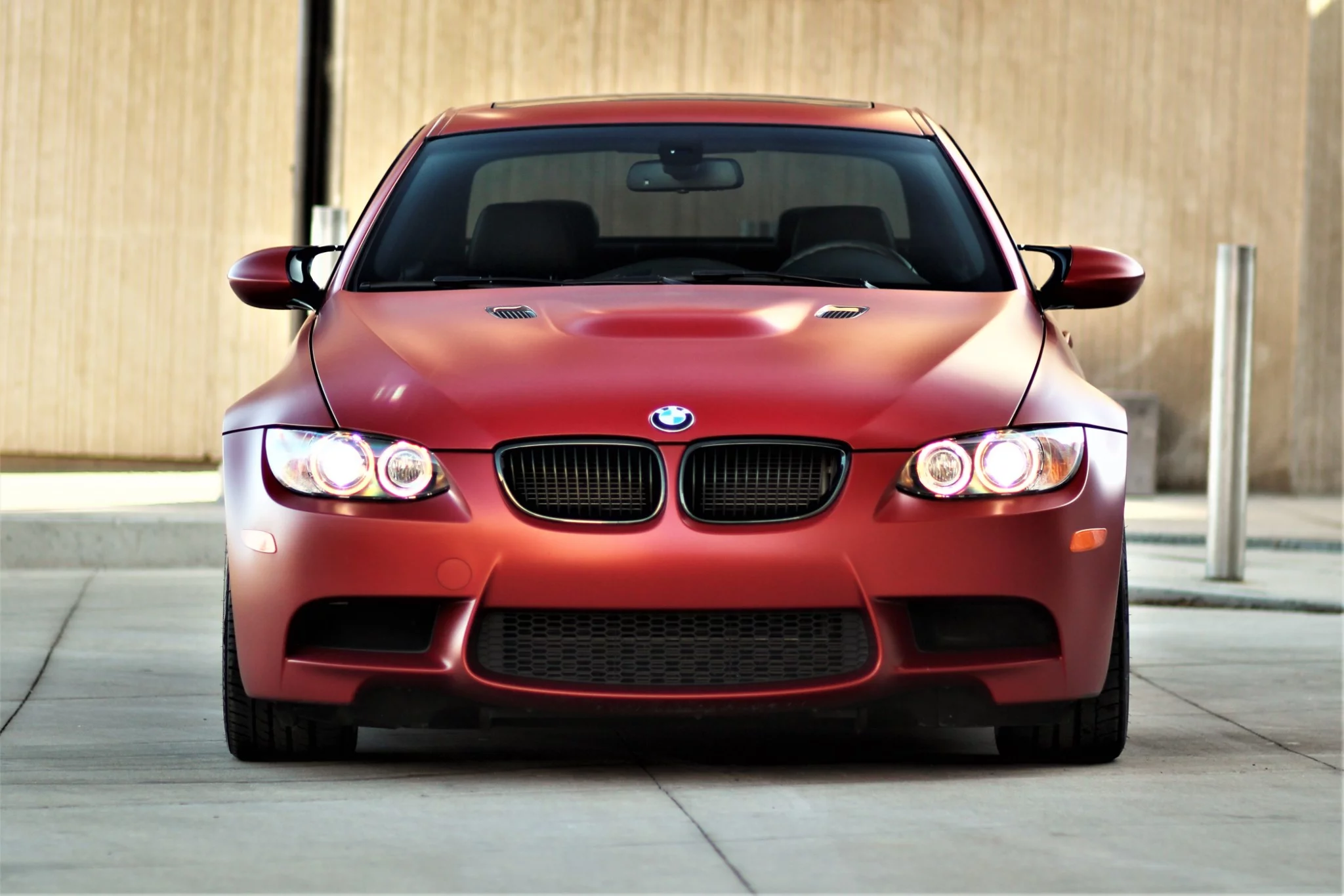 Frozen Red BMW M3