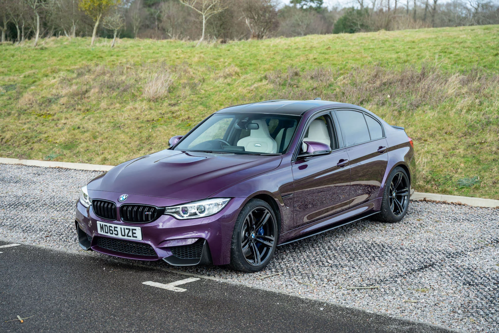 Purple Silk BMW M3
