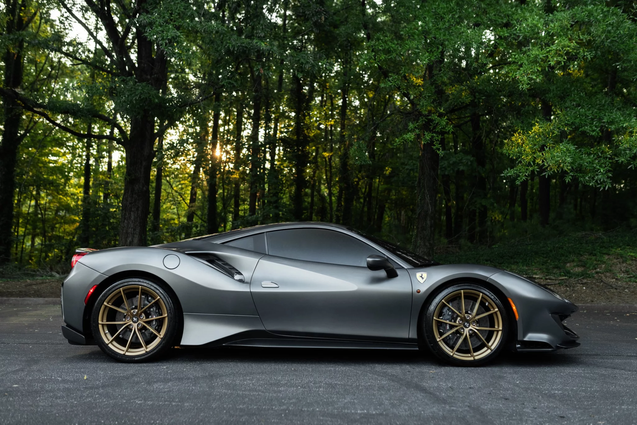 Grigio Silverstone Opaco Ferrari 488