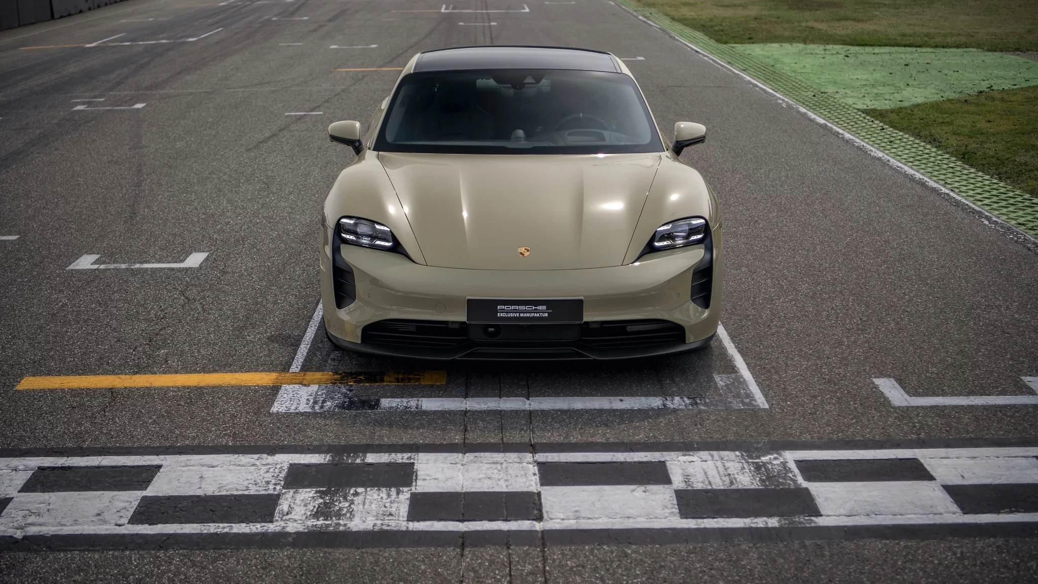 Stone Grey Porsche Taycan