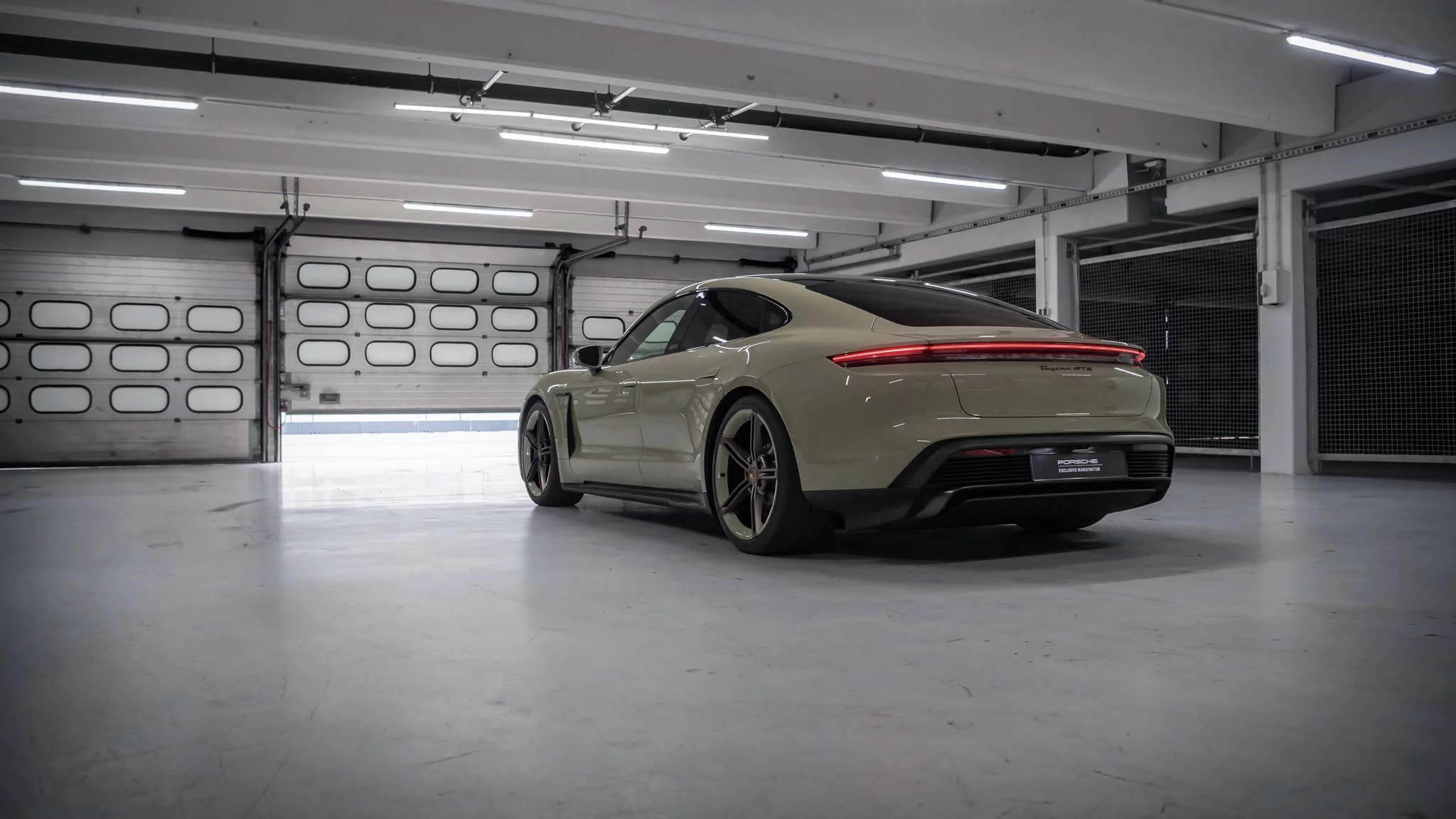Stone Grey Porsche Taycan