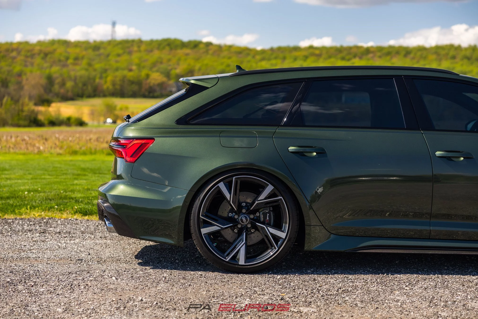 Oak Green Metallic Audi RS6 Avant