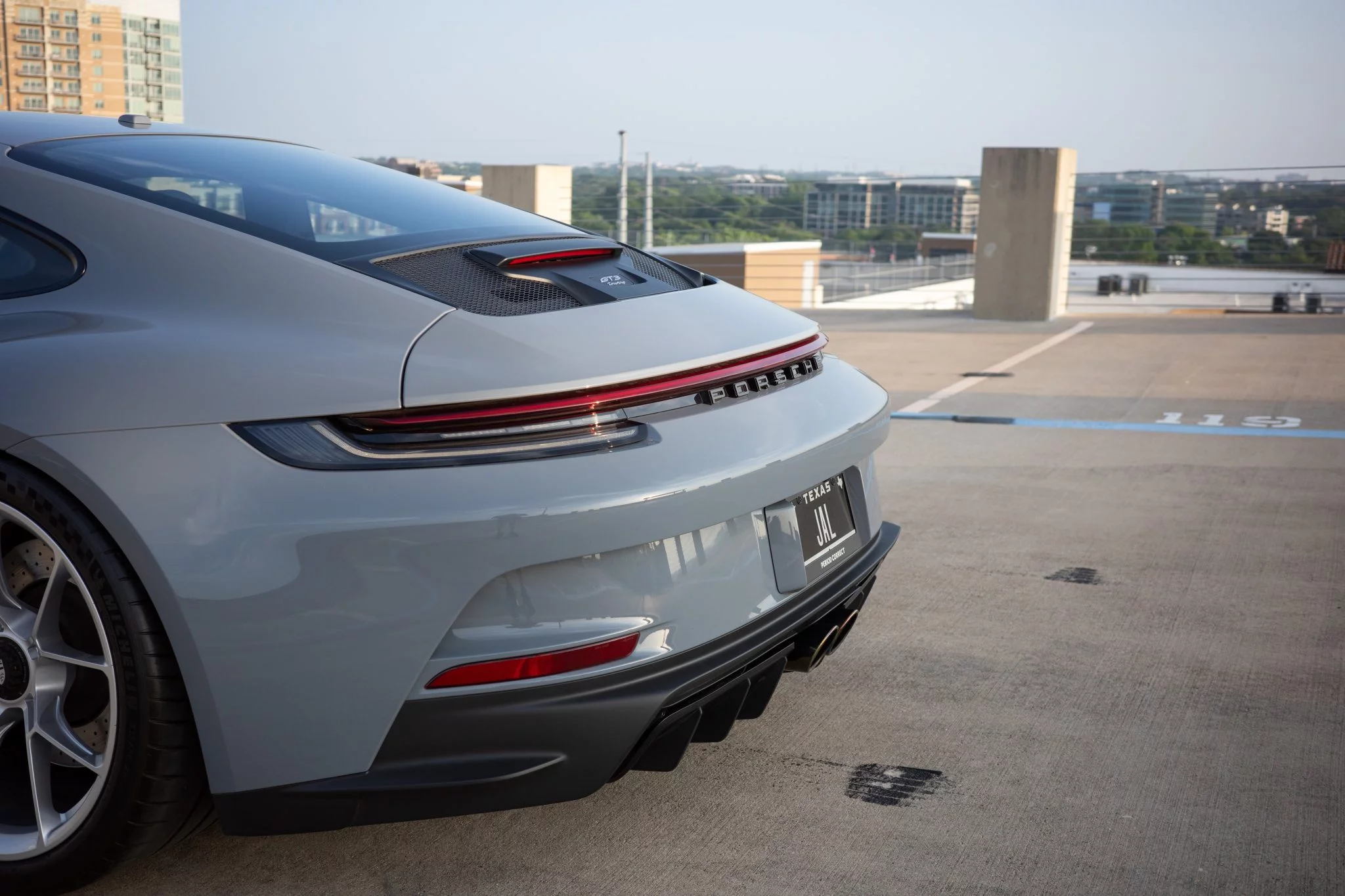 Arctic Grey Porsche 911 GT3