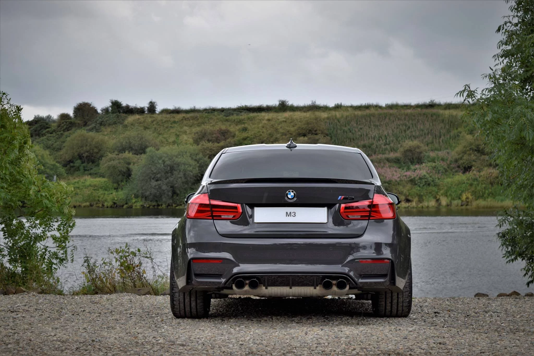 Grey Black BMW M3