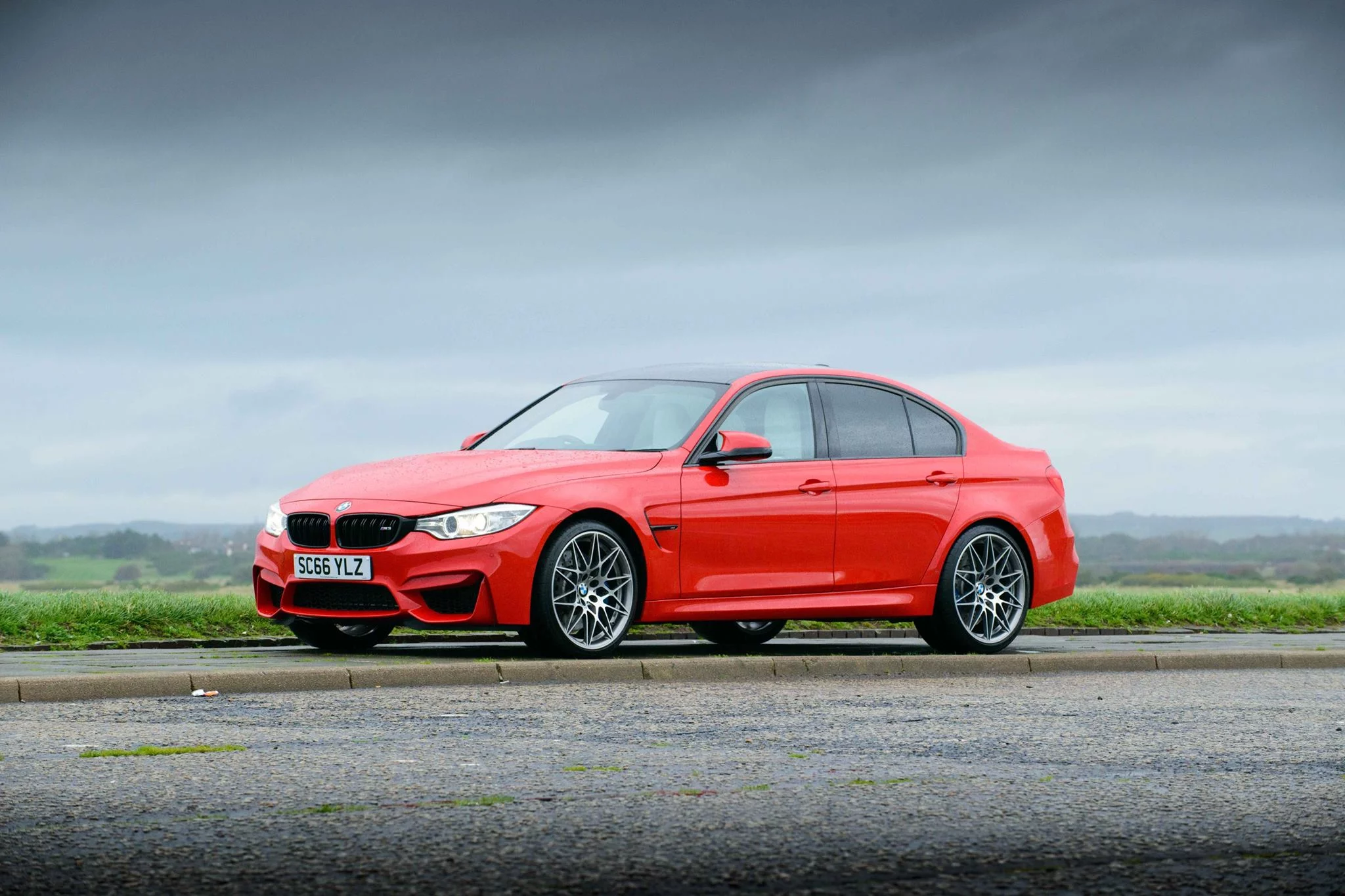 Ferrari Red BMW M3