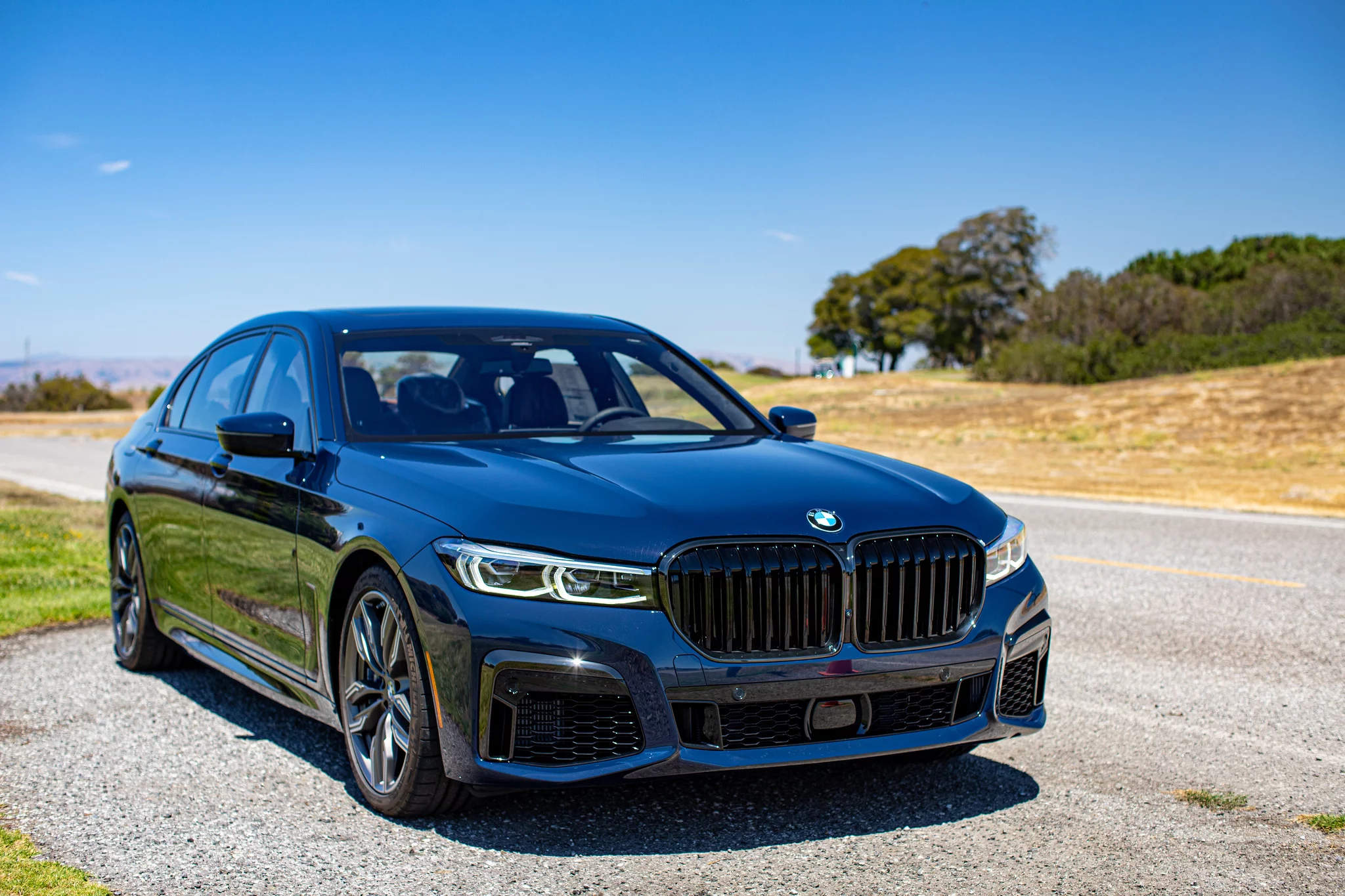 Black Blue BMW 7 Series