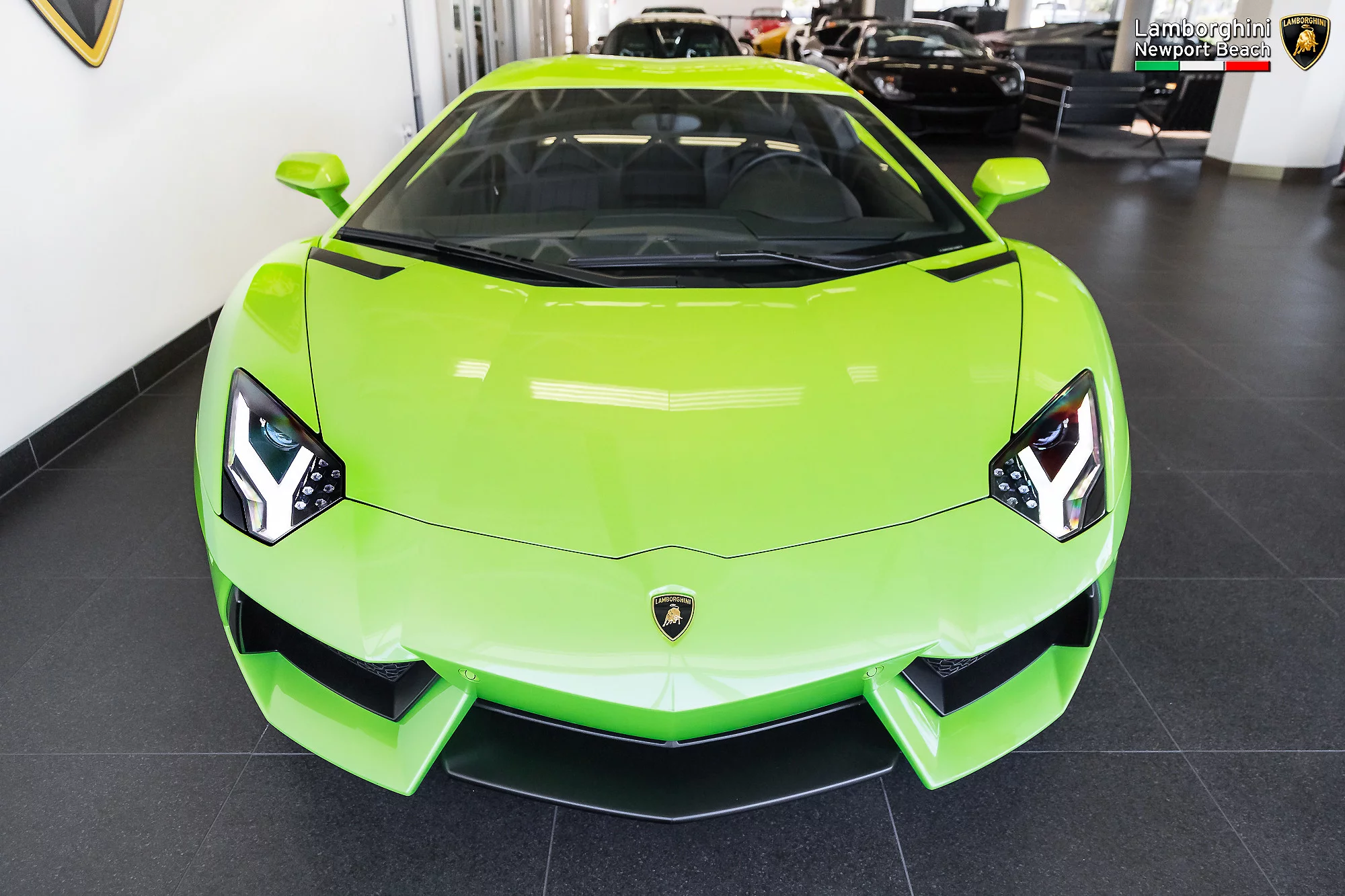 Verde Ithaca Lamborghini Aventador