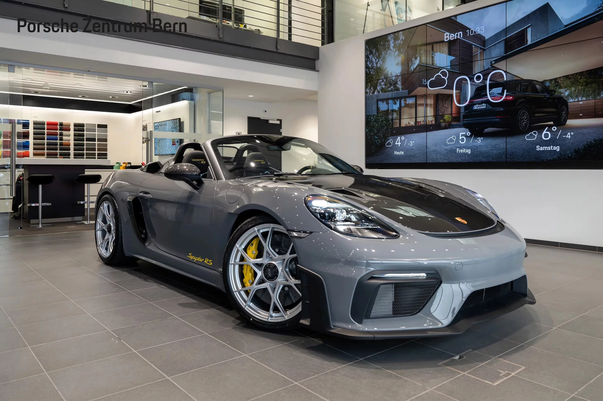 China Grey Porsche 718 Spyder RS