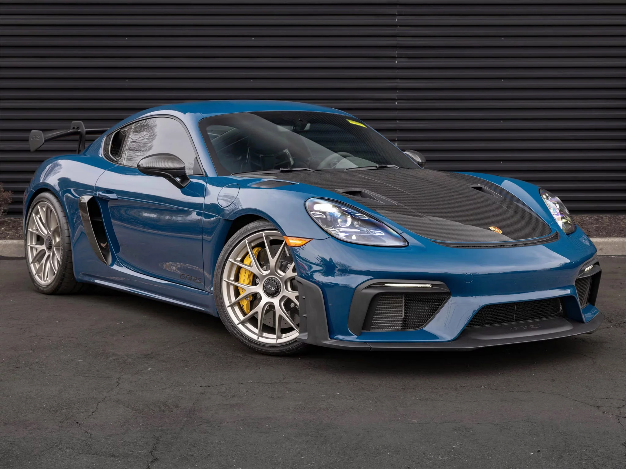 Azure Blue 356 Porsche 718 Cayman GT4 RS