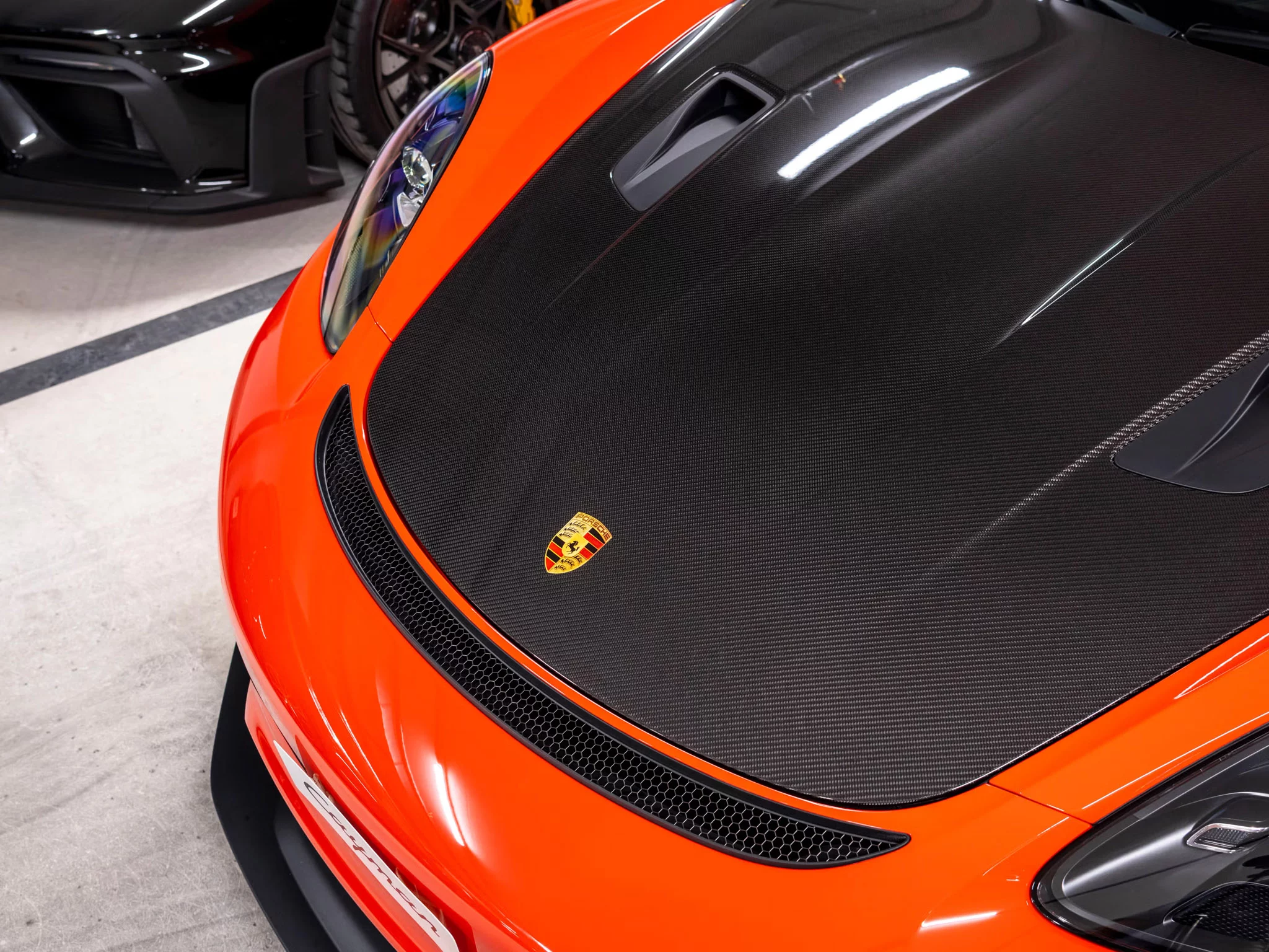 Lava Orange Porsche 718 Cayman GT4 RS