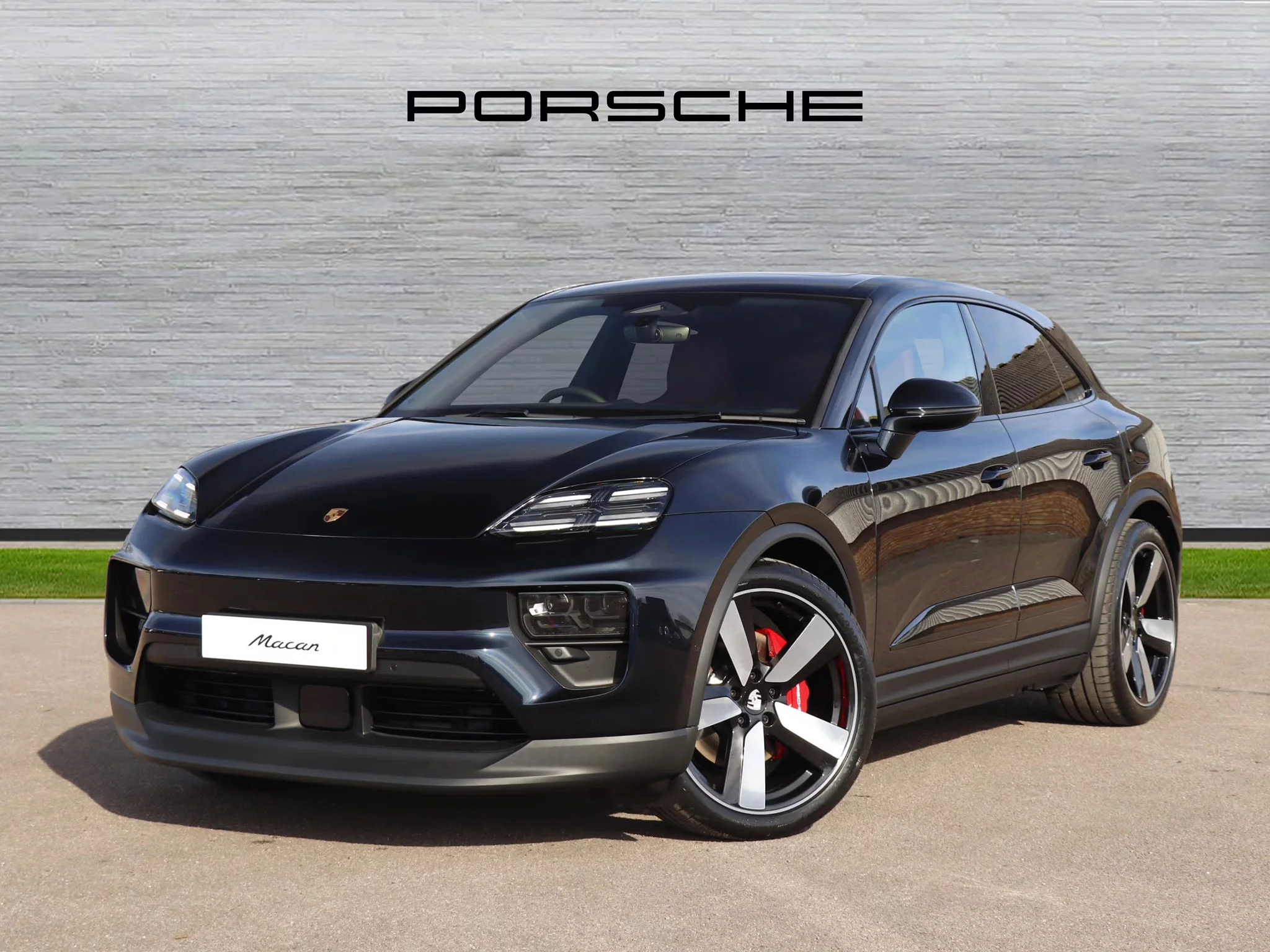Moonlight Blue Metallic Porsche Macan Electric