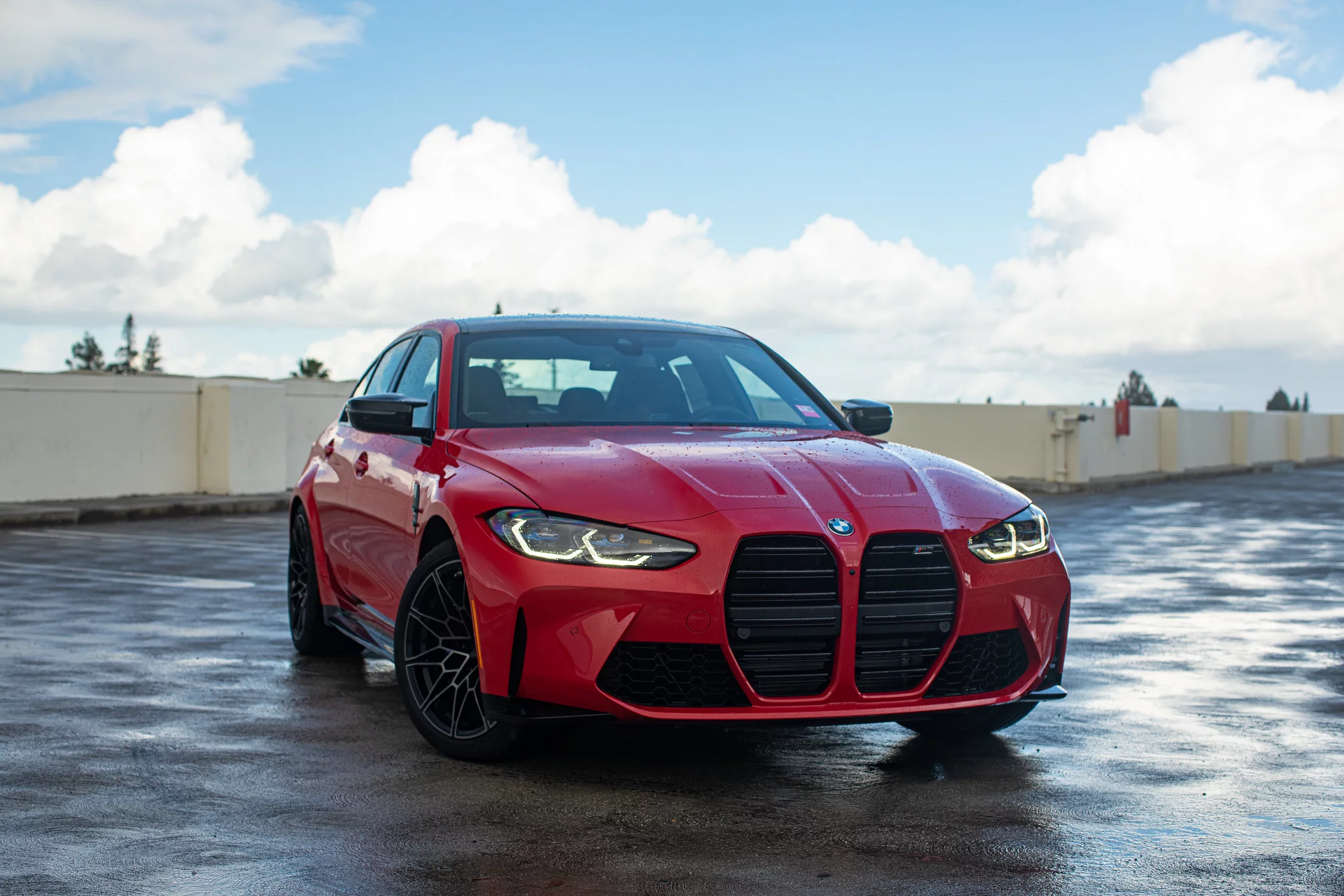 Cinnabar BMW M3