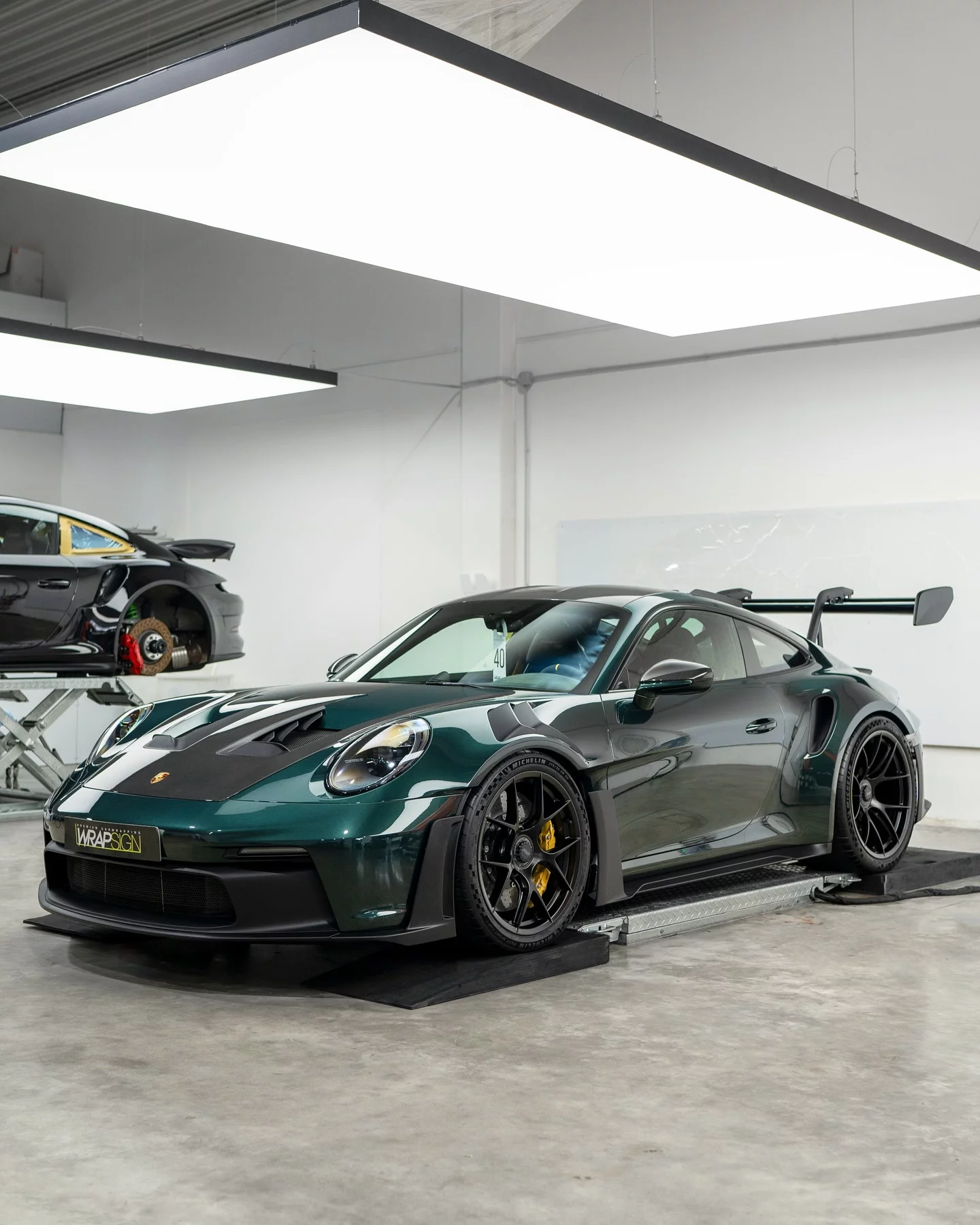 Forest Green Metallic Porsche 911 GT3 RS