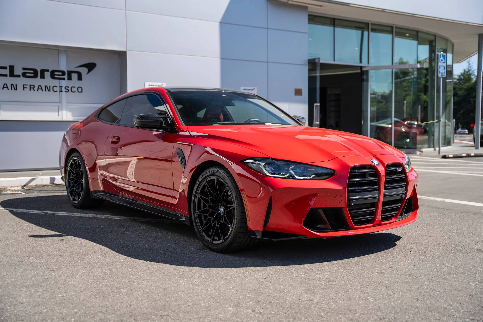 Toronto Red BMW M4