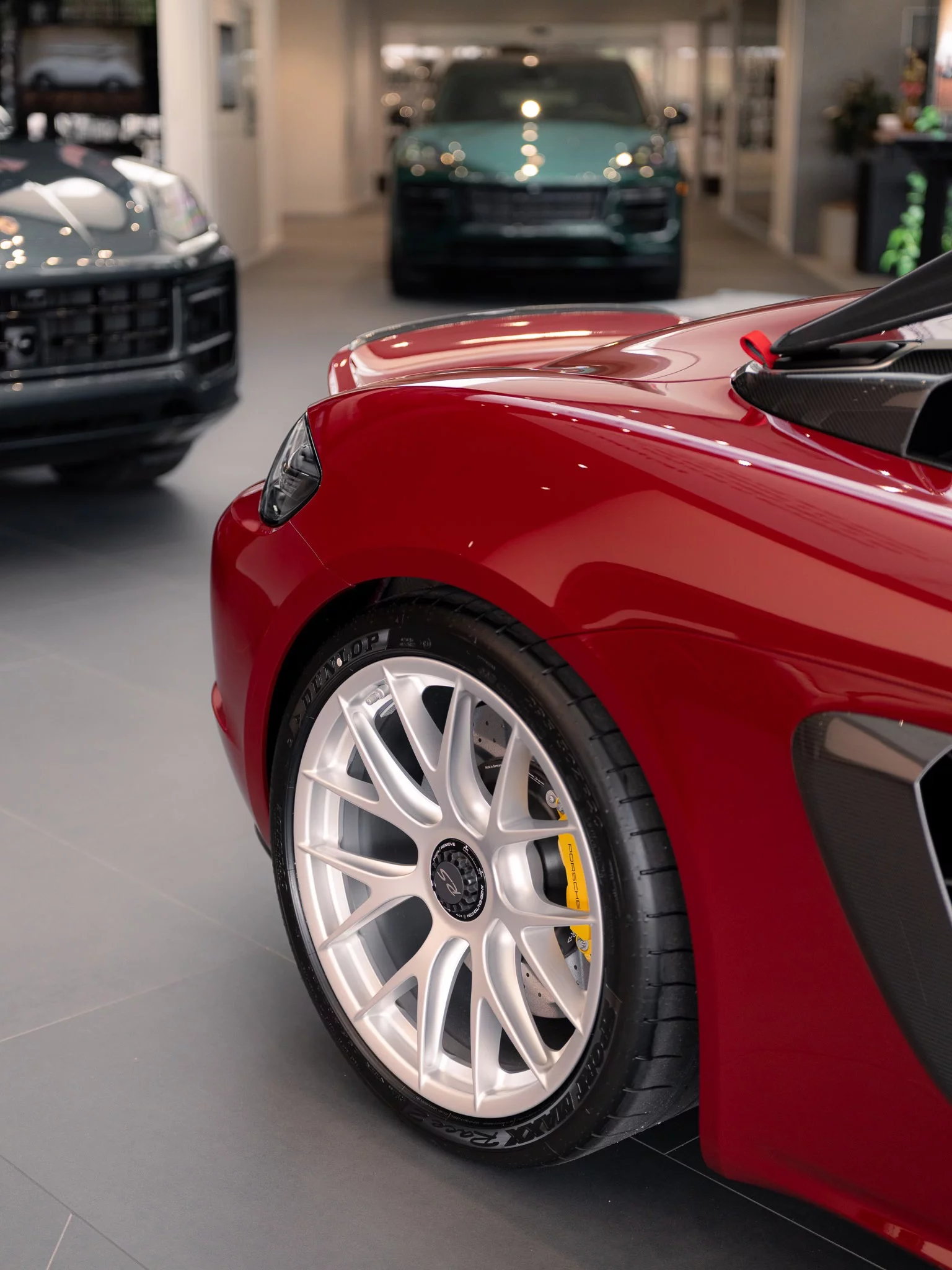 GTS Red Porsche 718 Spyder RS